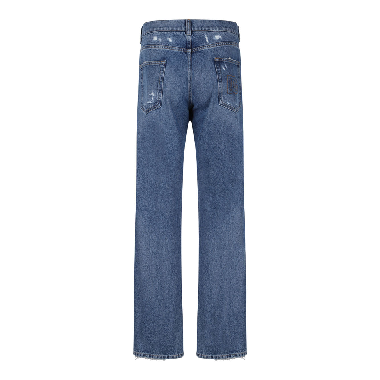 DOLCE & GABBANA Multicolored Cotton Trousers for Men