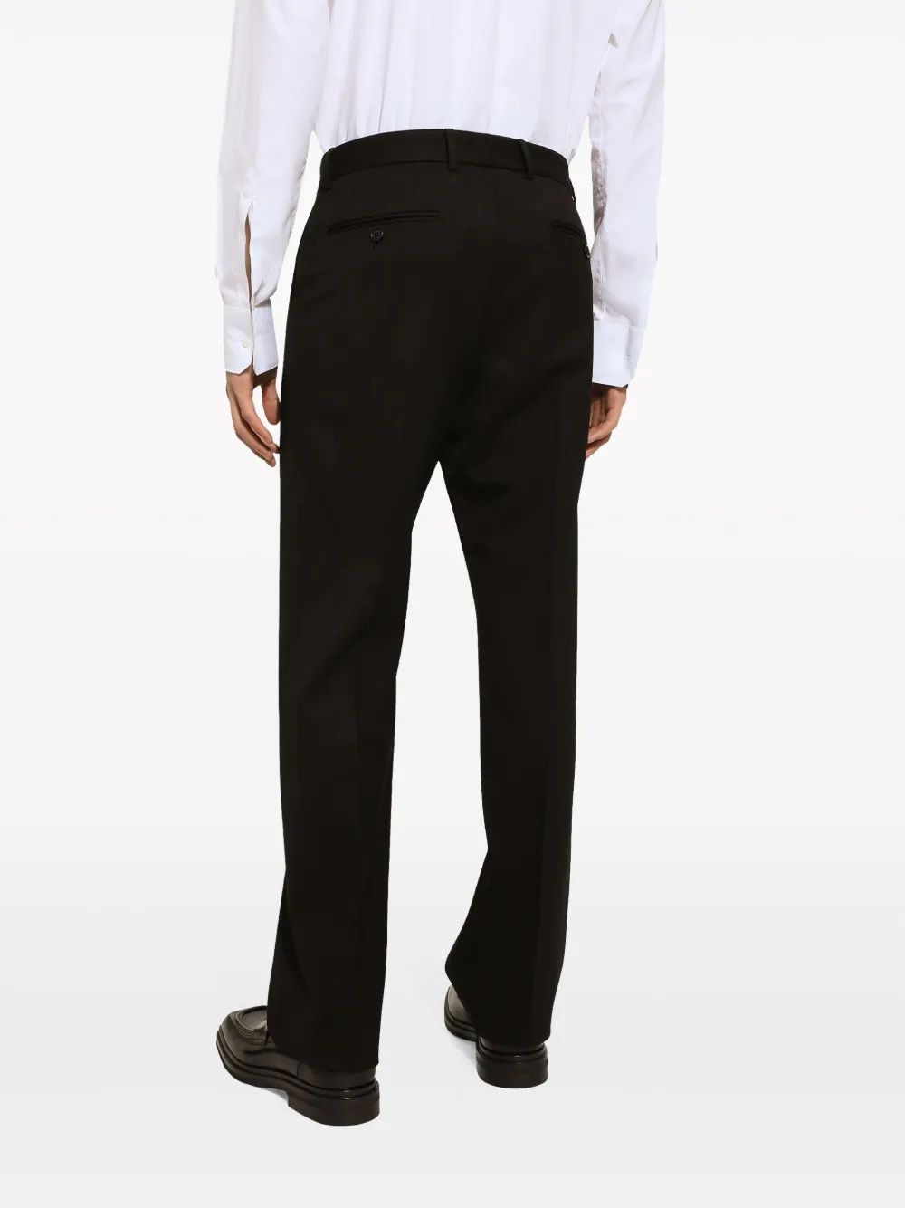 DOLCE & GABBANA Men's Luxury Tailored Trousers for Spring/Summer 2025