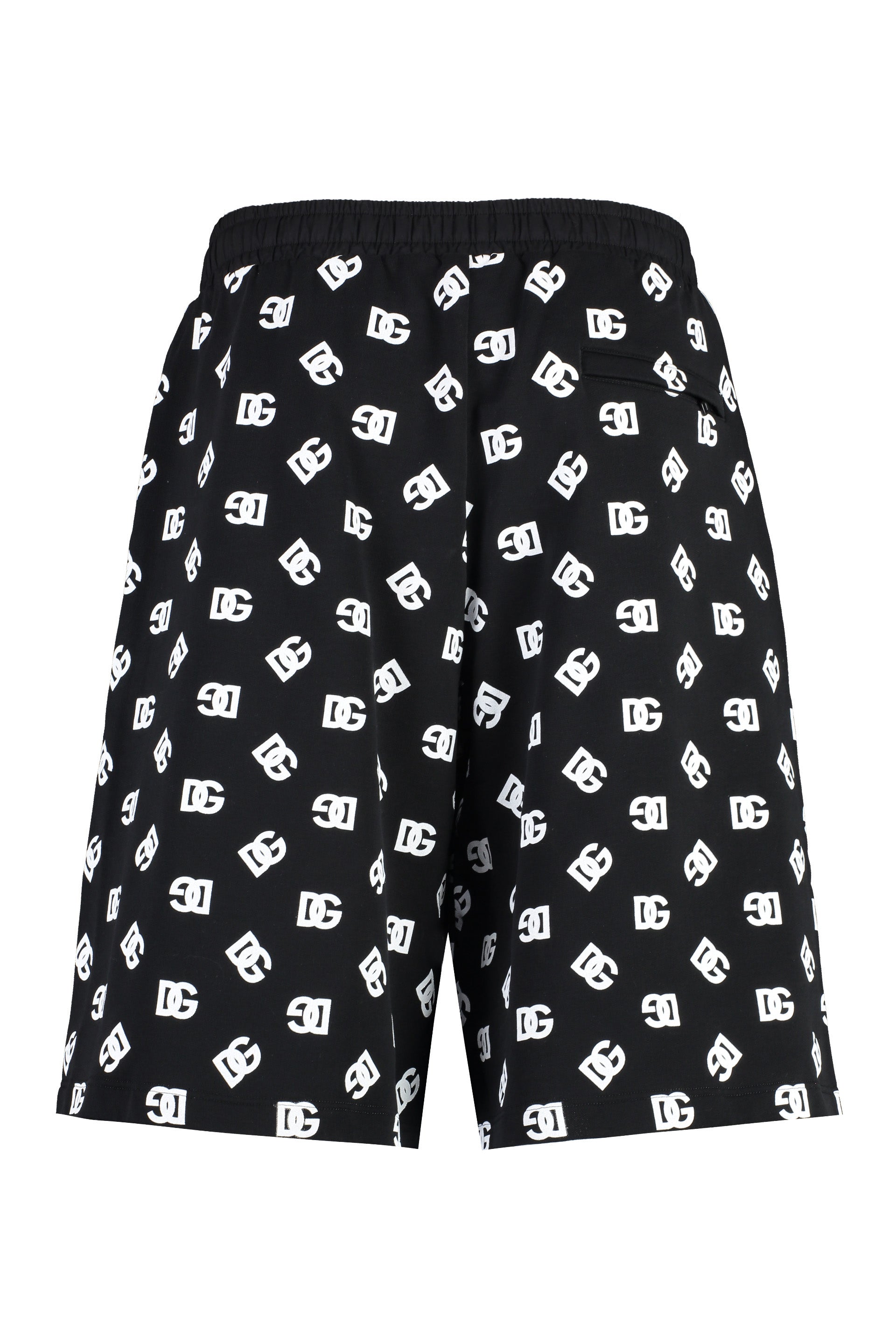 DOLCE & GABBANA Cotton Bermuda Shorts with Zip Details - Summer 2025