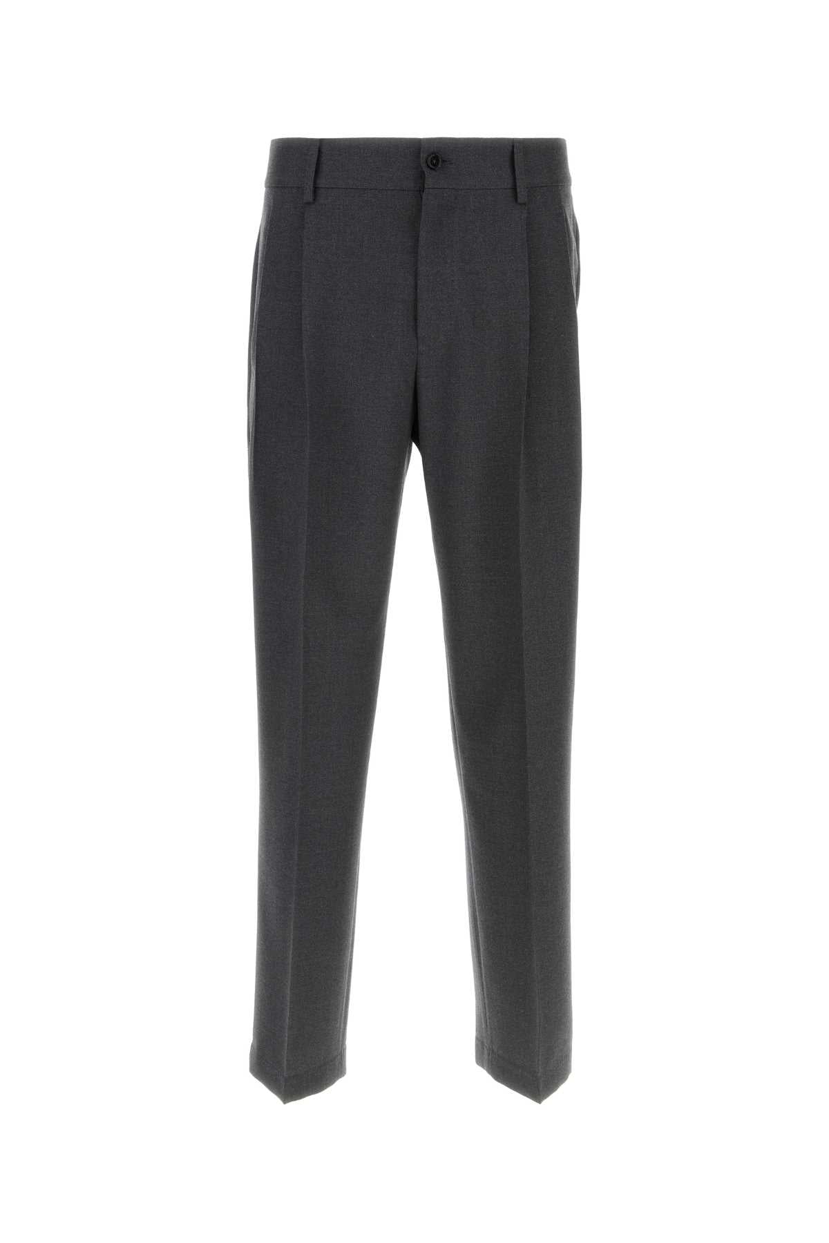 DOLCE & GABBANA Men's Wool Blend Pants - SS25 Collection