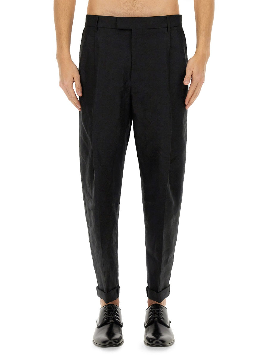 DOLCE & GABBANA Linen Pants for Men - Size 50