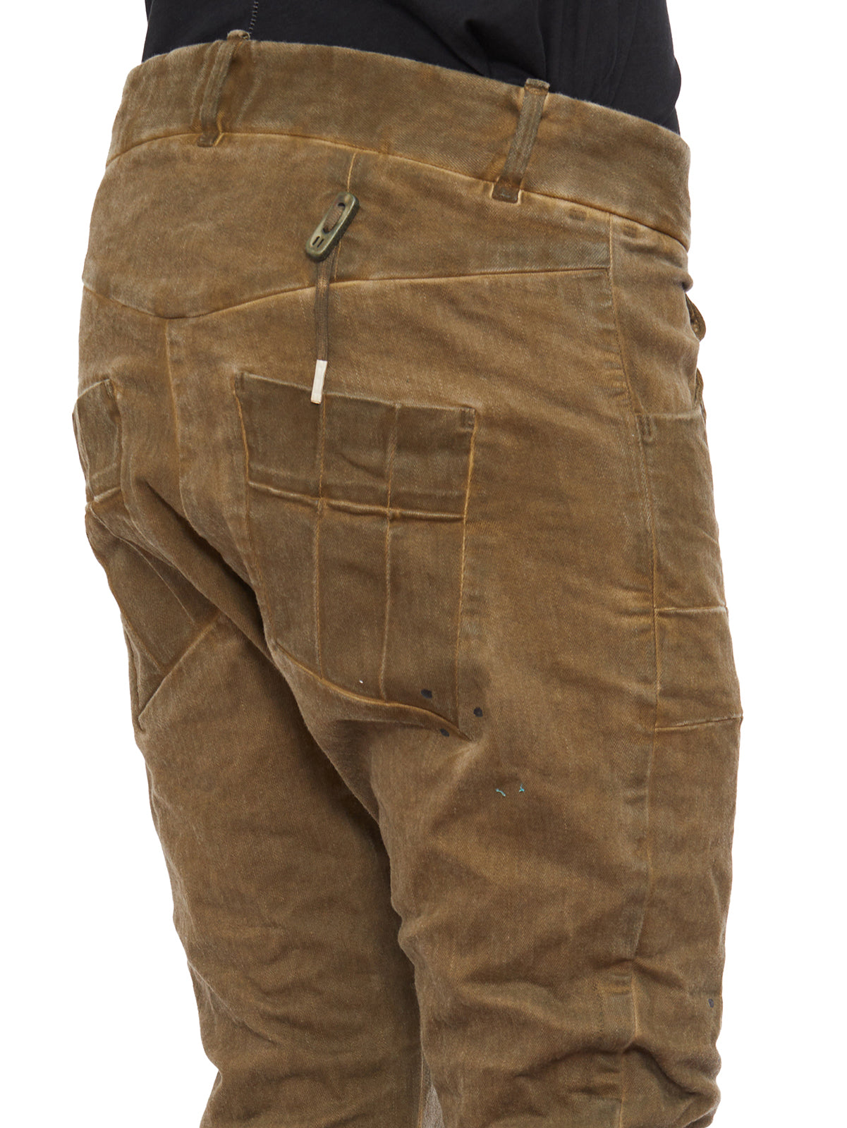 BORIS BIDJAN SABERI Classic Men's Trousers with Spalmato Effect - Medium