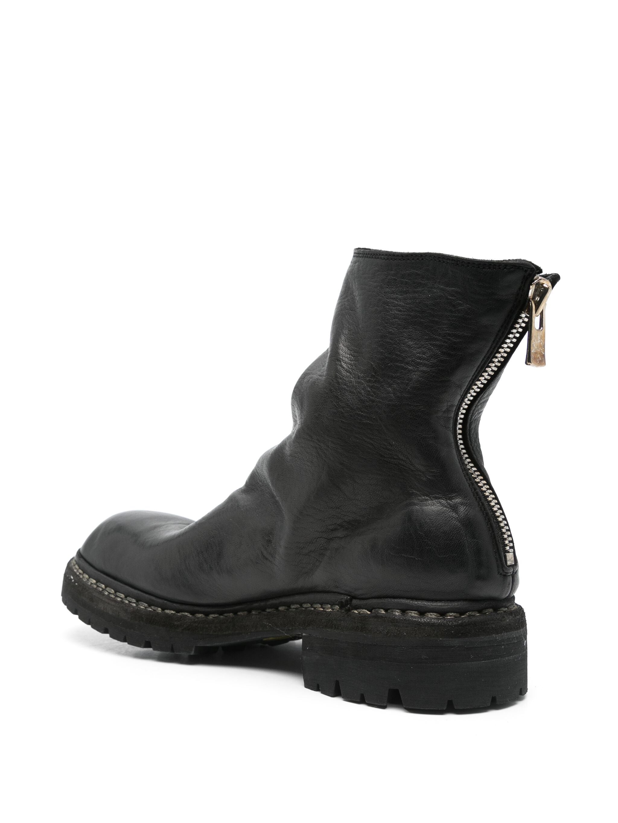 GUIDI Back Zip Big Daddy Boot