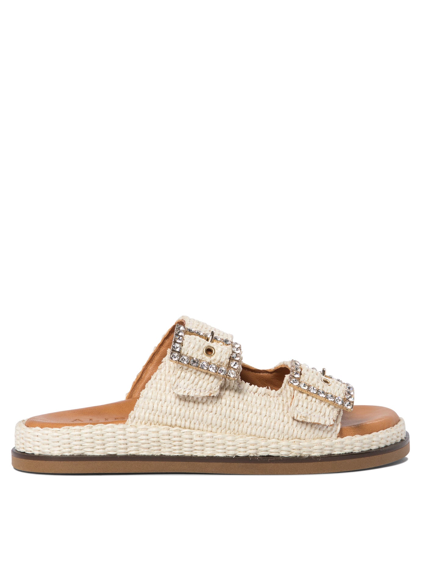 ALIBI Mini Raffia Sandals