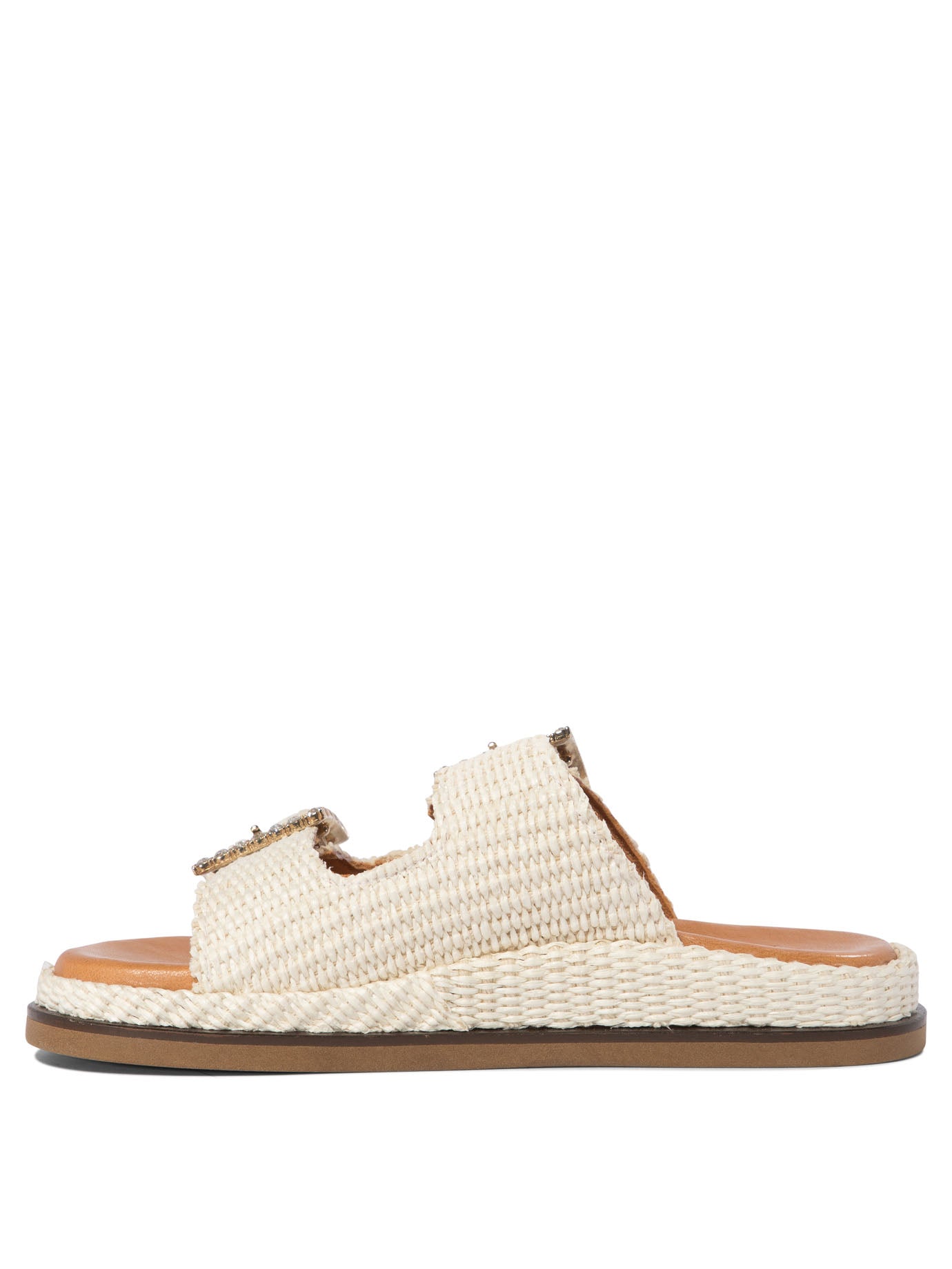 ALIBI Mini Raffia Sandals