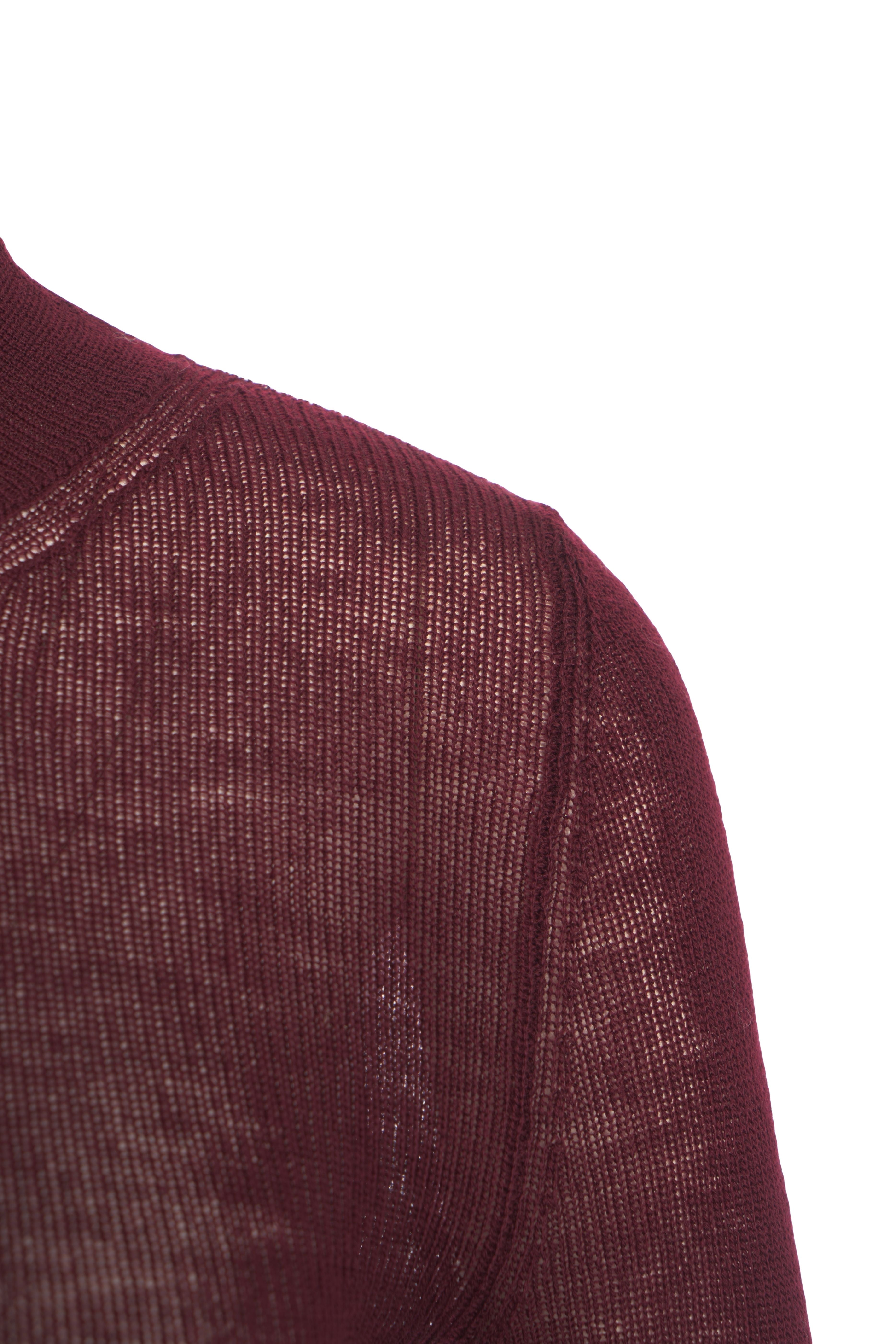 GRIFONI Snug-Fit Long Sleeve Turtleneck Sweater