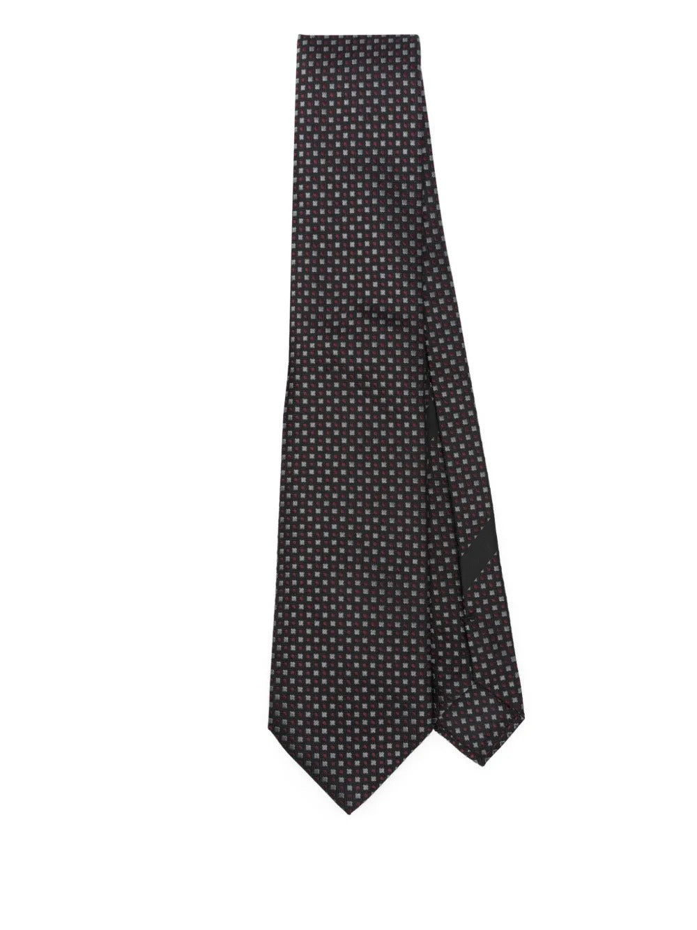 DOLCE & GABBANA Geometric-Patterned Silk Tie