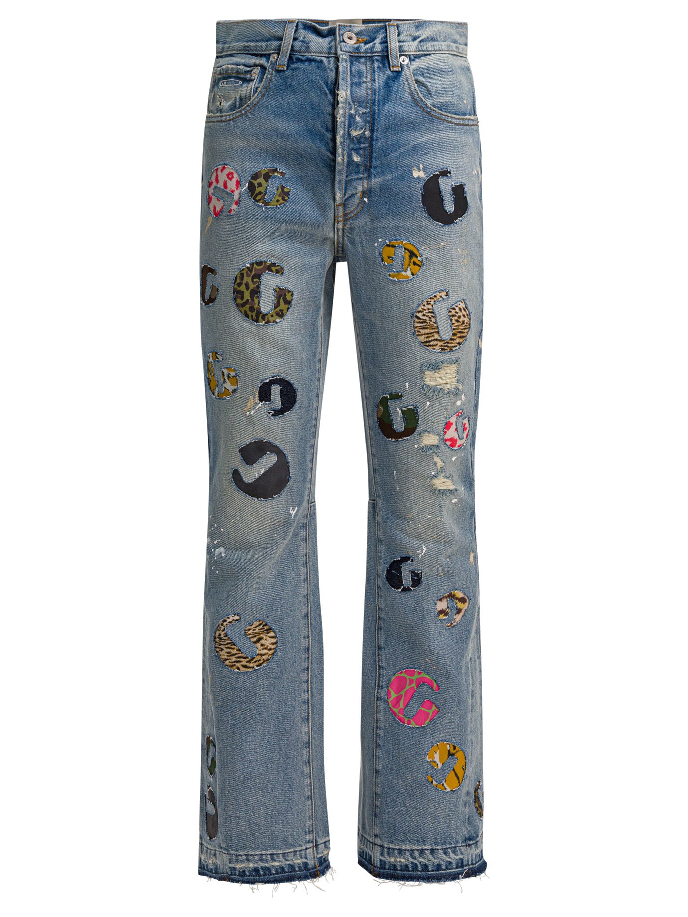 GALLERY DEPT. Relaxed Fit Mid Rise Flare Jeans
