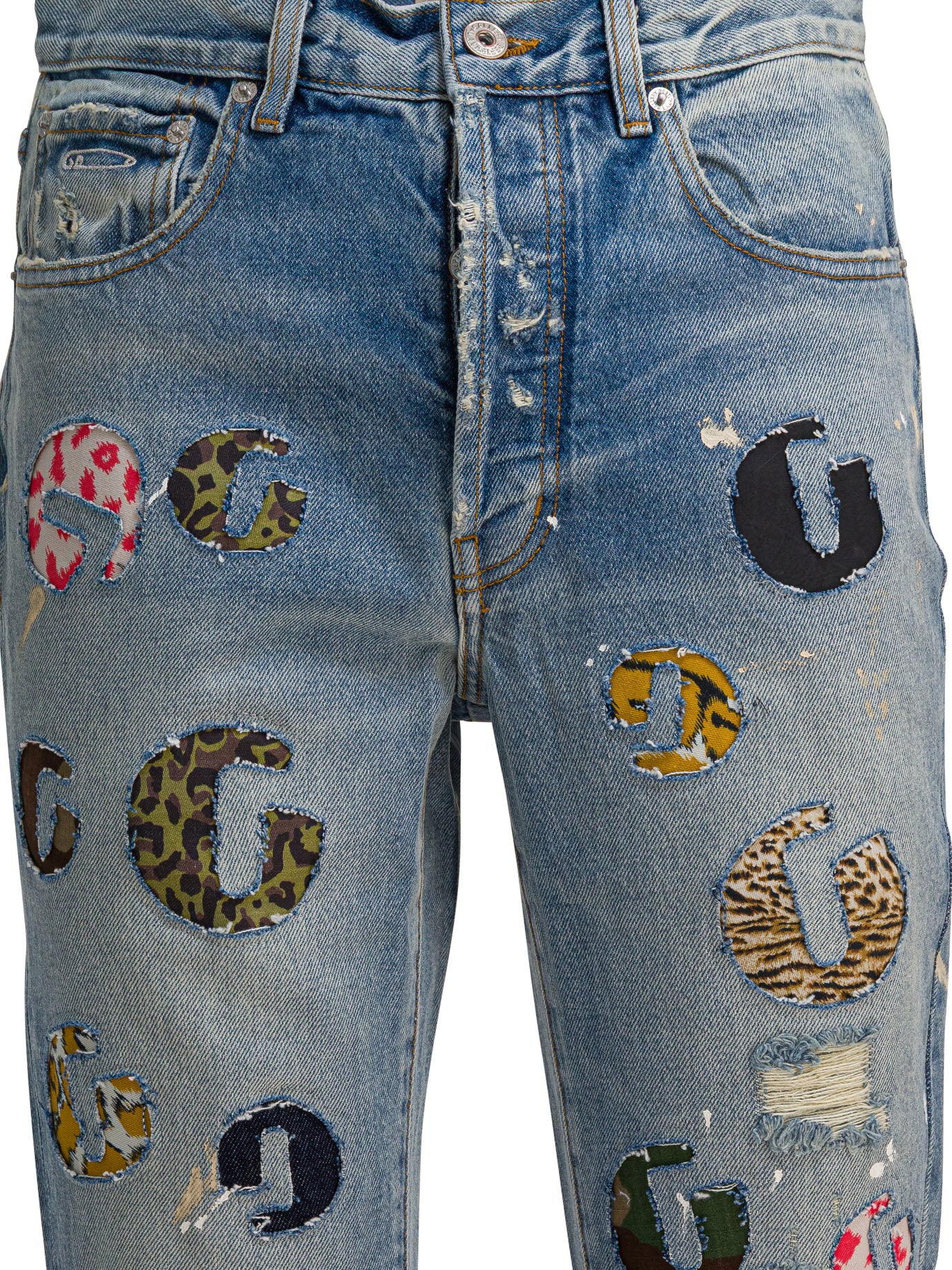 GALLERY DEPT. Relaxed Fit Mid Rise Flare Jeans