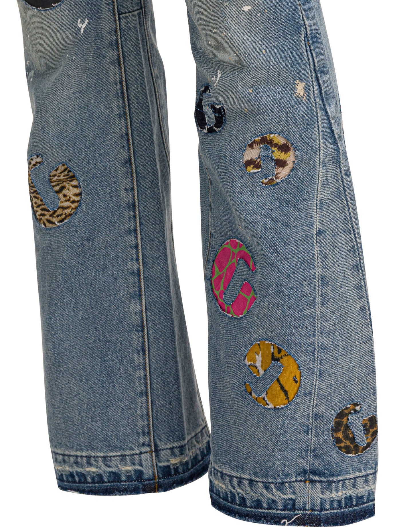 GALLERY DEPT. Relaxed Fit Mid Rise Flare Jeans