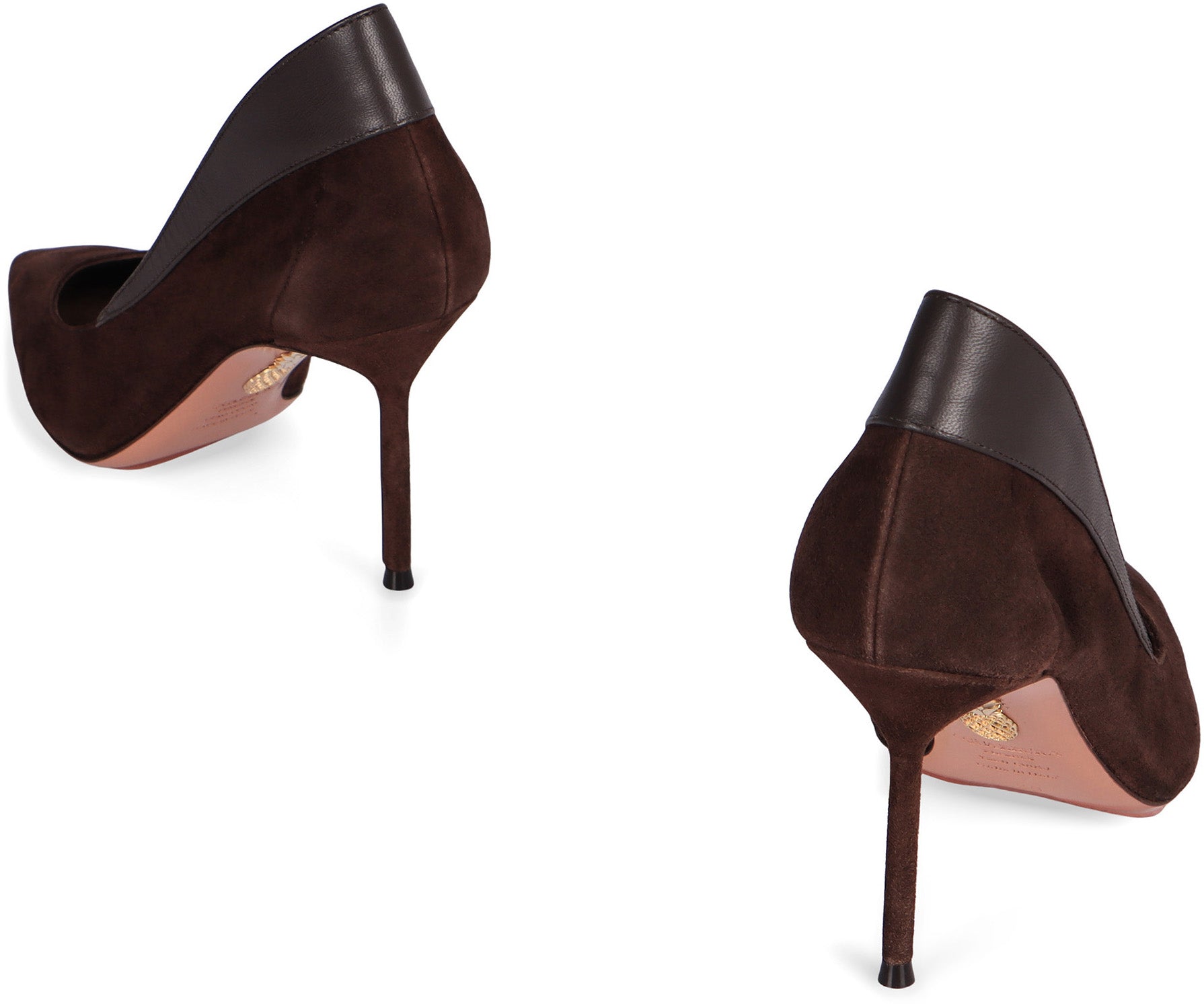 AQUAZZURA Elevated Décolleté Pumps with High Heel - 8.5 cm