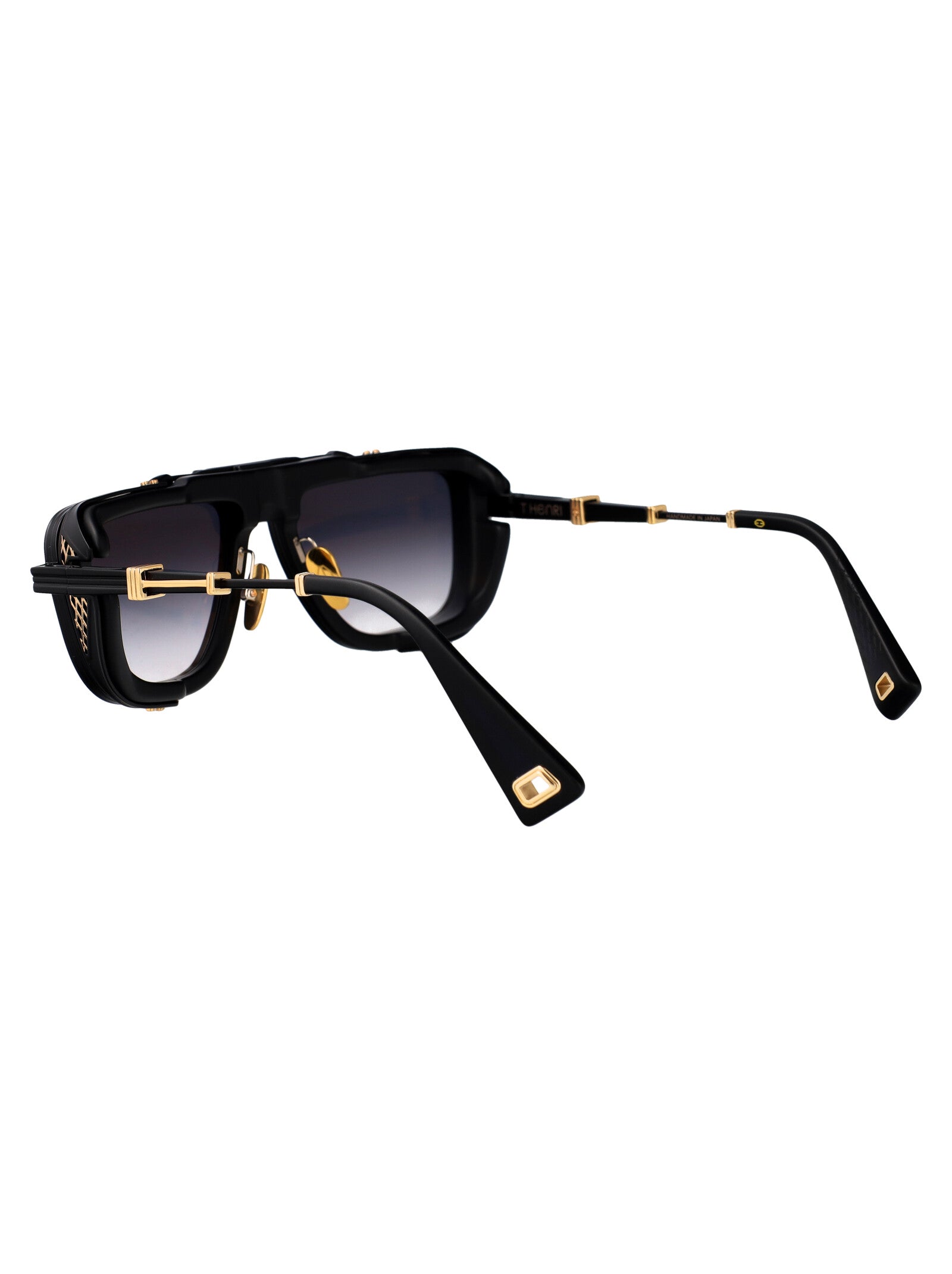 T HENRI Acetate and Titanium Sunglasses