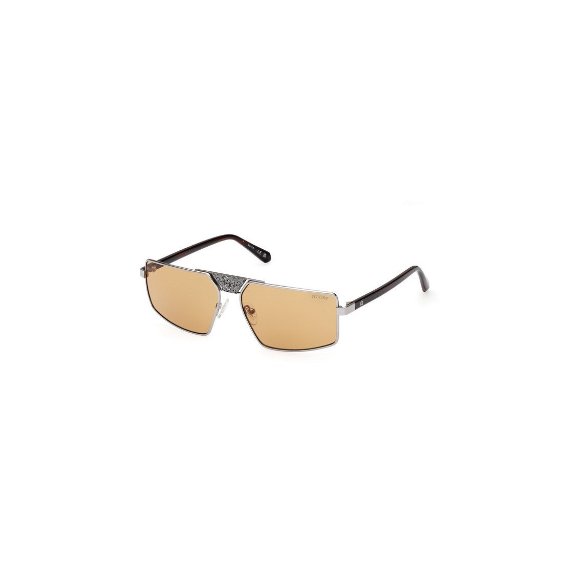 GUESS Shiny Gunmetal Unisex Sunglasses