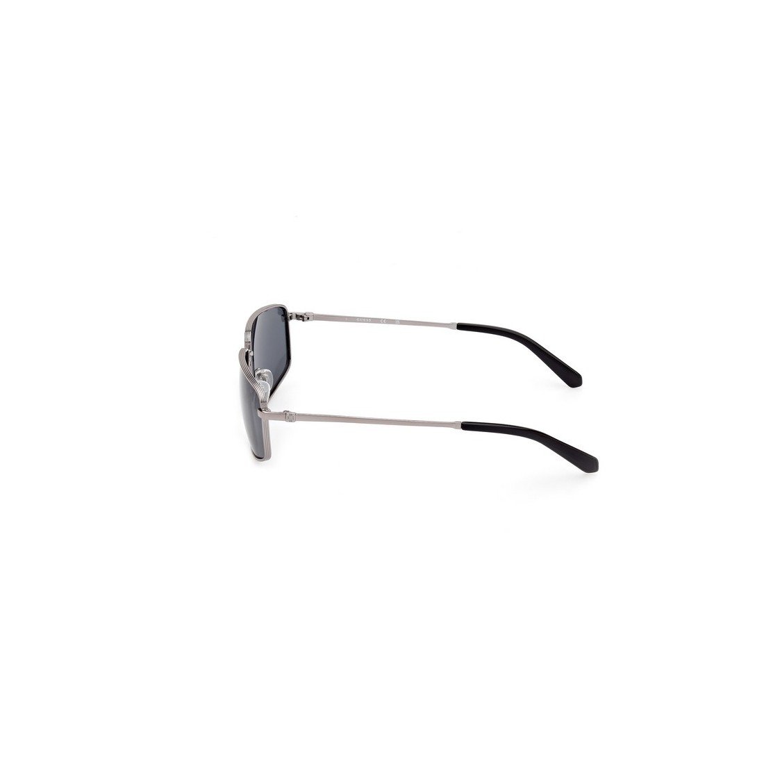 GUESS Shiny Gunmetal Polarized Unisex Sunglasses