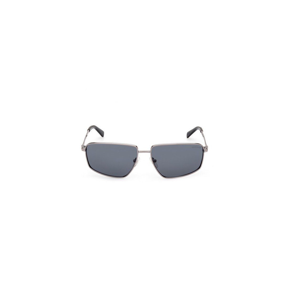 GUESS Shiny Gunmetal Polarized Unisex Sunglasses