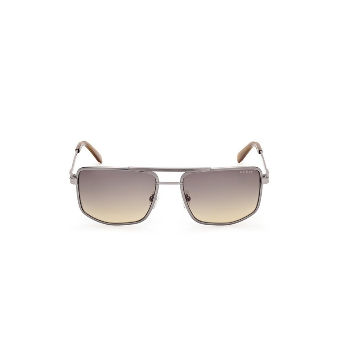 GUESS Sleek Matte Gunmetal Gradient Sunglasses