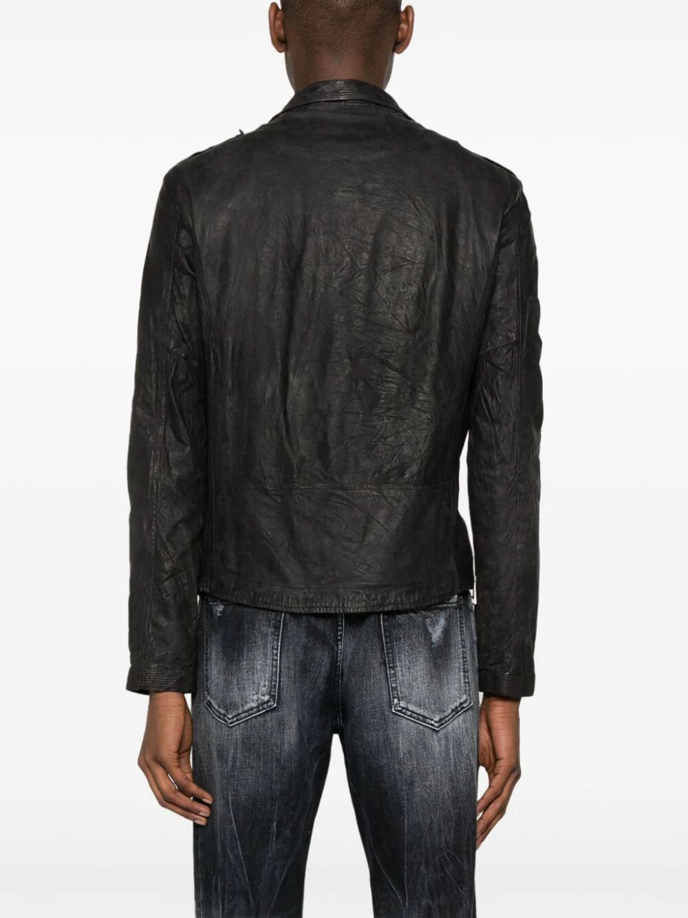 GIORGIO BRATO Classic Biker Jacket for Men