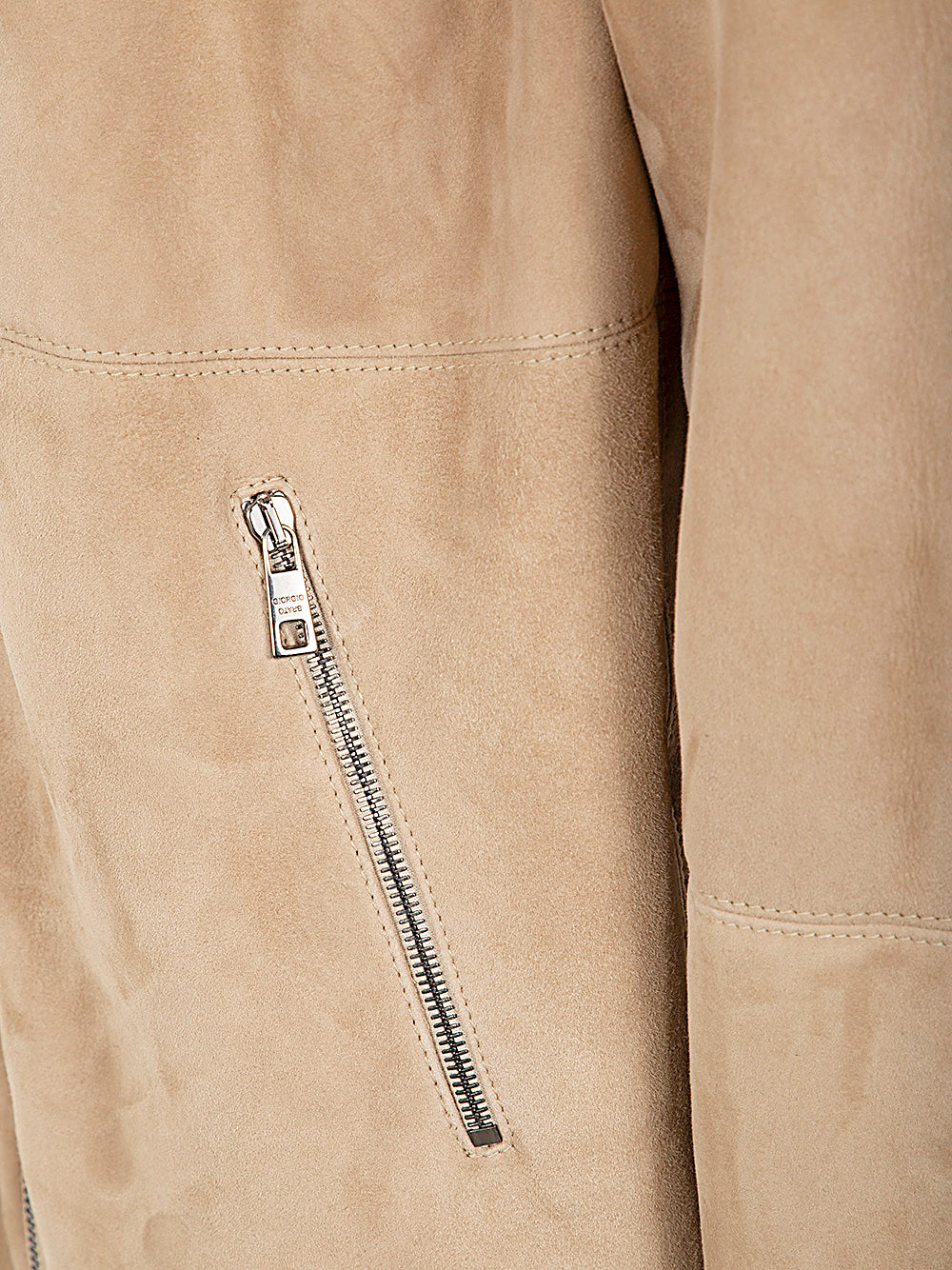 GIORGIO BRATO Classic Sheepskin Outerwear with Central Zip