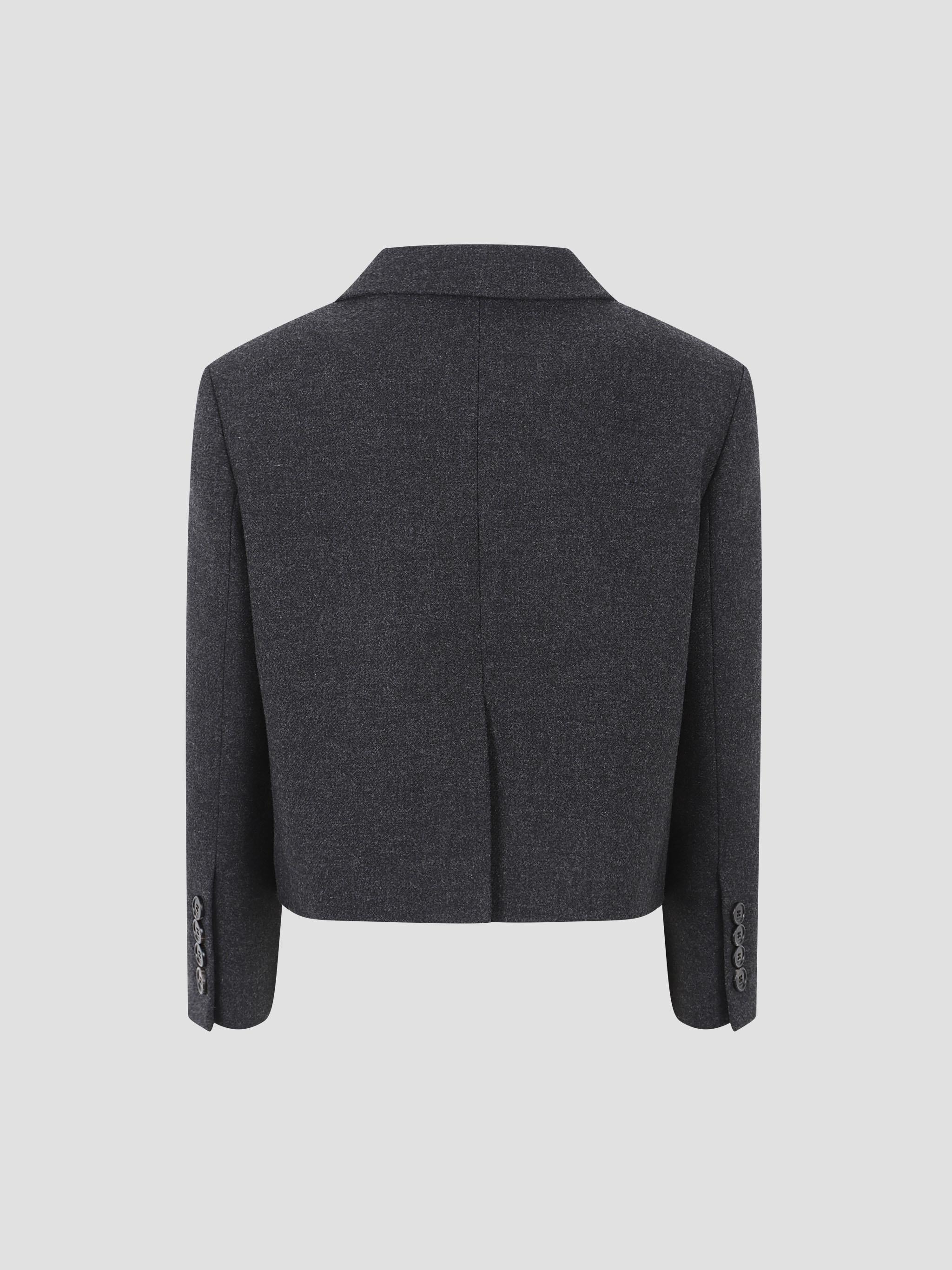 GUCCI Boxy Jacket - Cozy Wool Layering Piece for Women