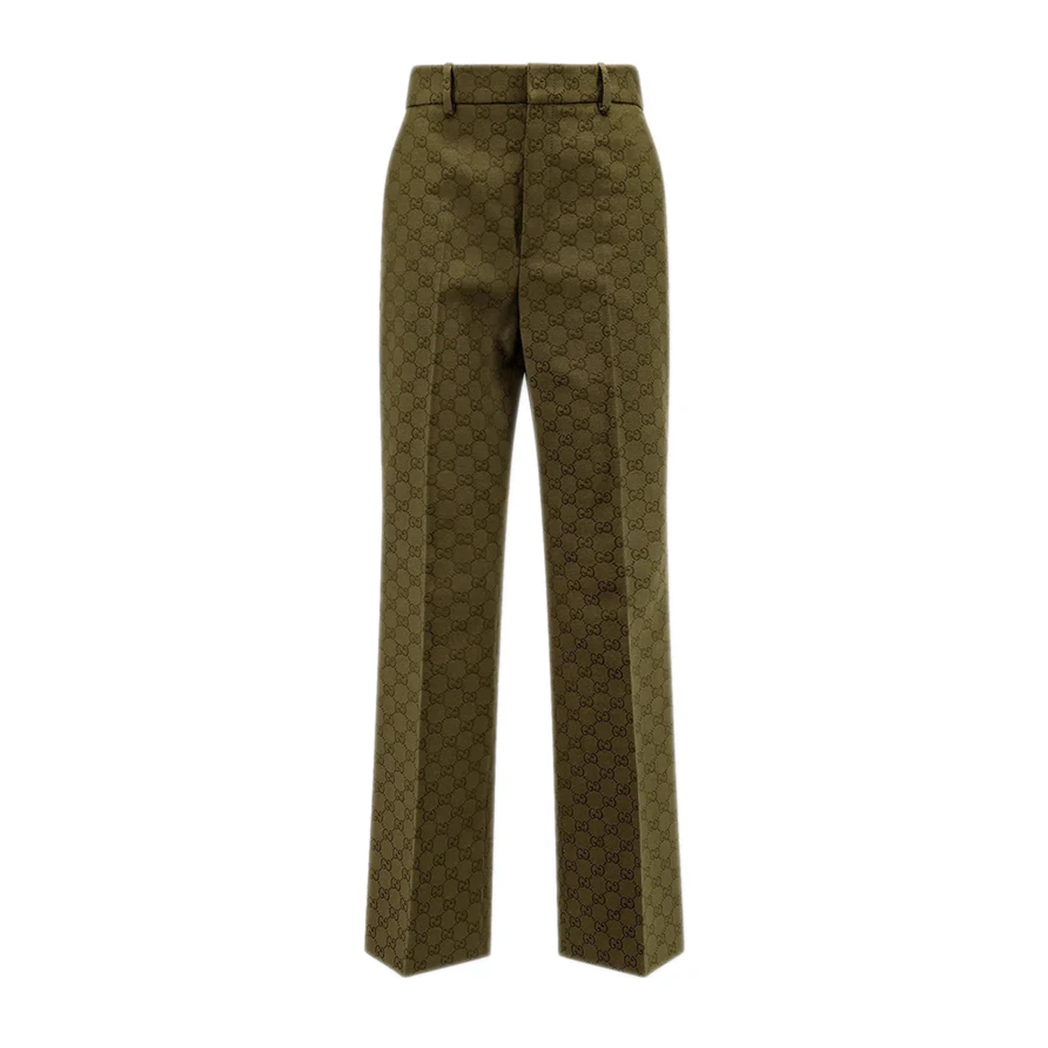 GUCCI Flare Pant in Chic Canvas for Women