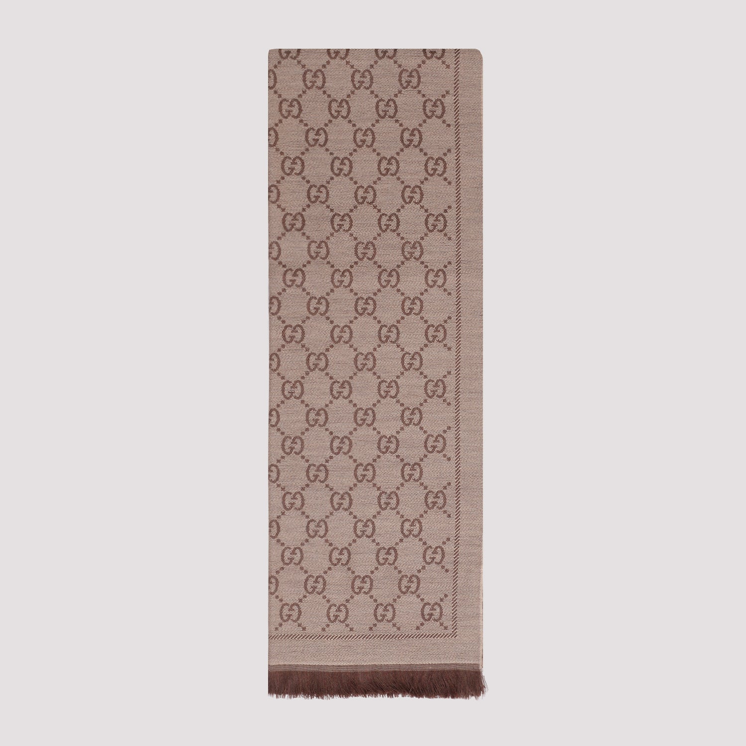GUCCI Knit GG Jacquard Scarf