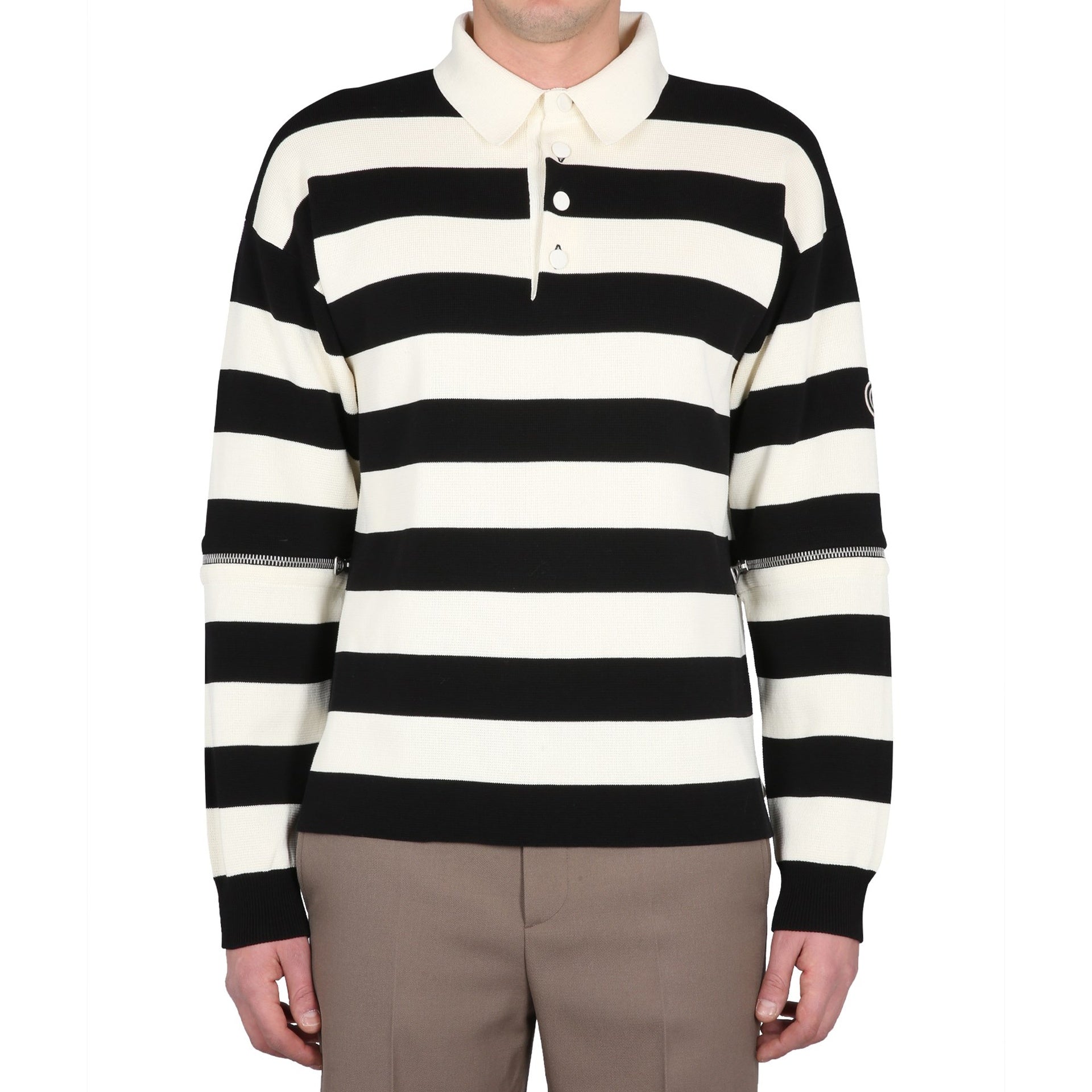 GUCCI Stylish Striped Cotton Polo for Men