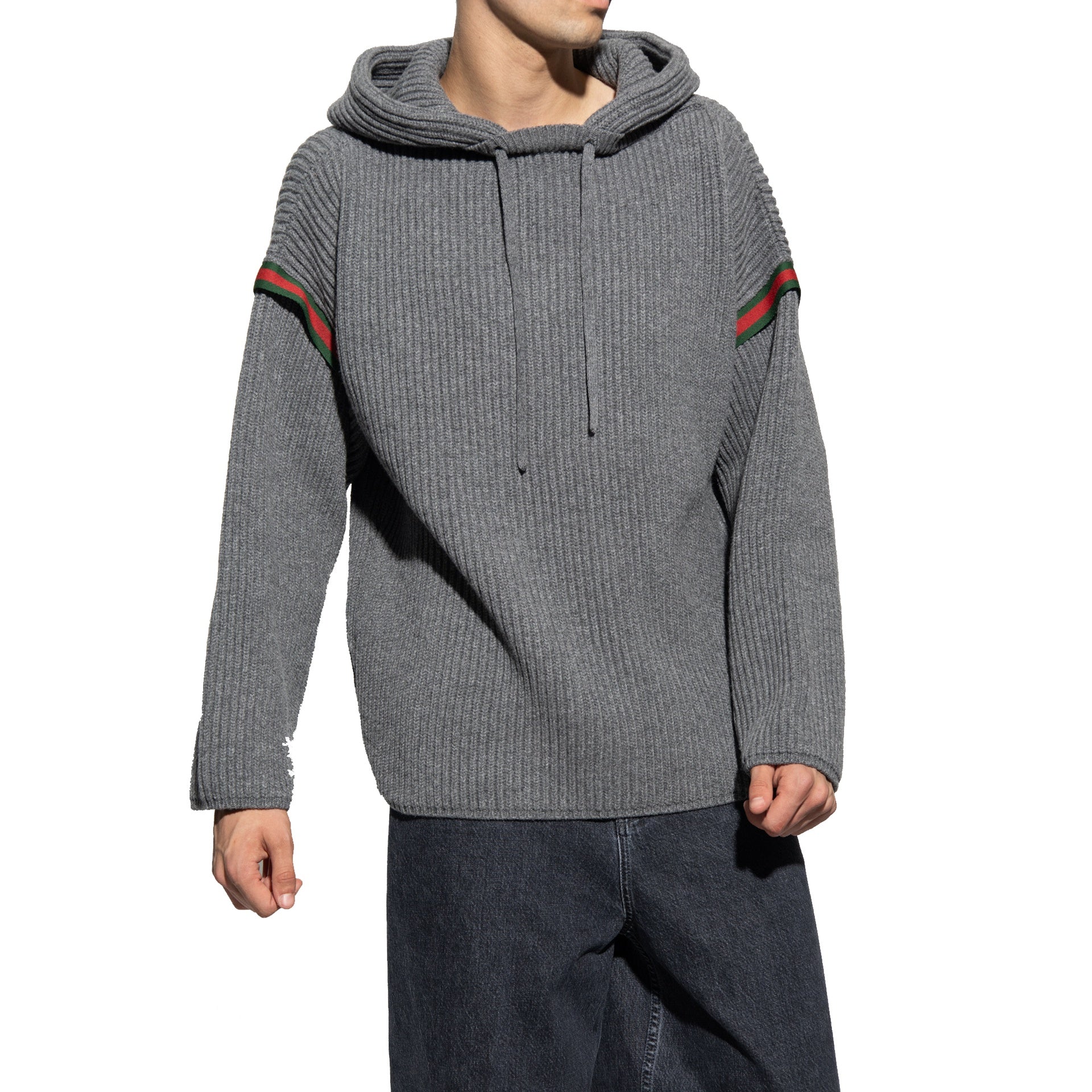 GUCCI Luxurious Wool Zipped Sweatshirt for Men