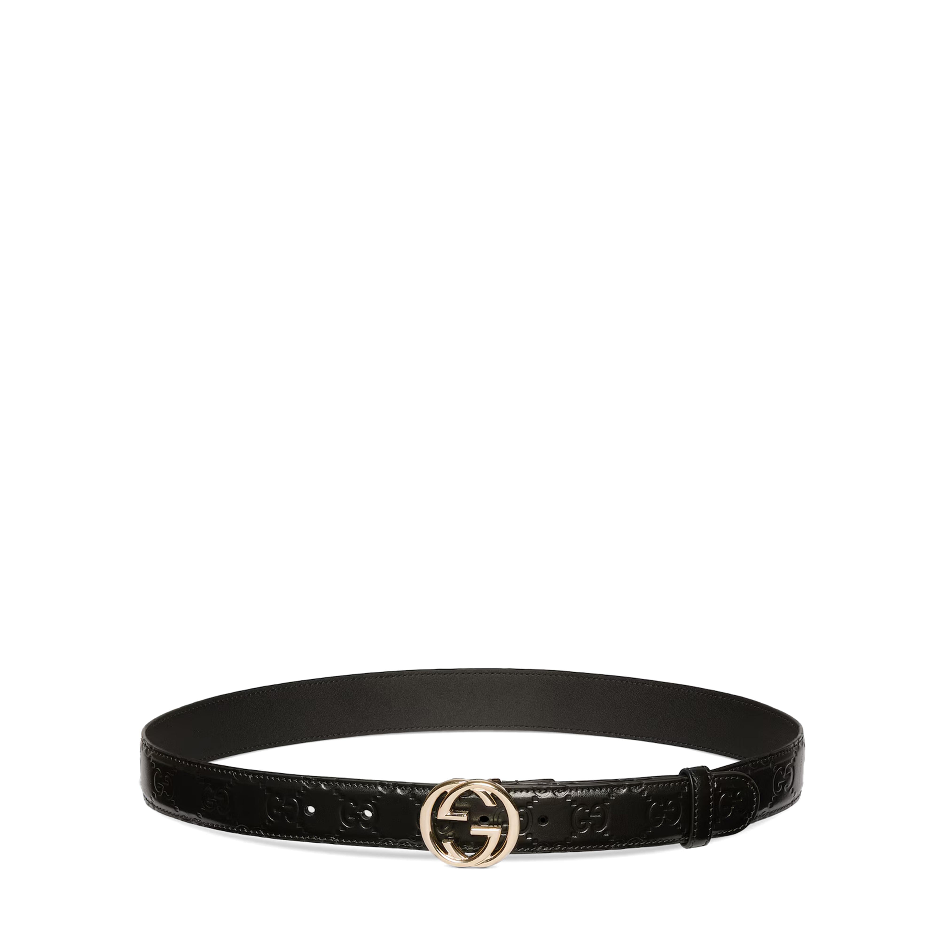 GUCCI Interlocking G Buckle Belt - Women's