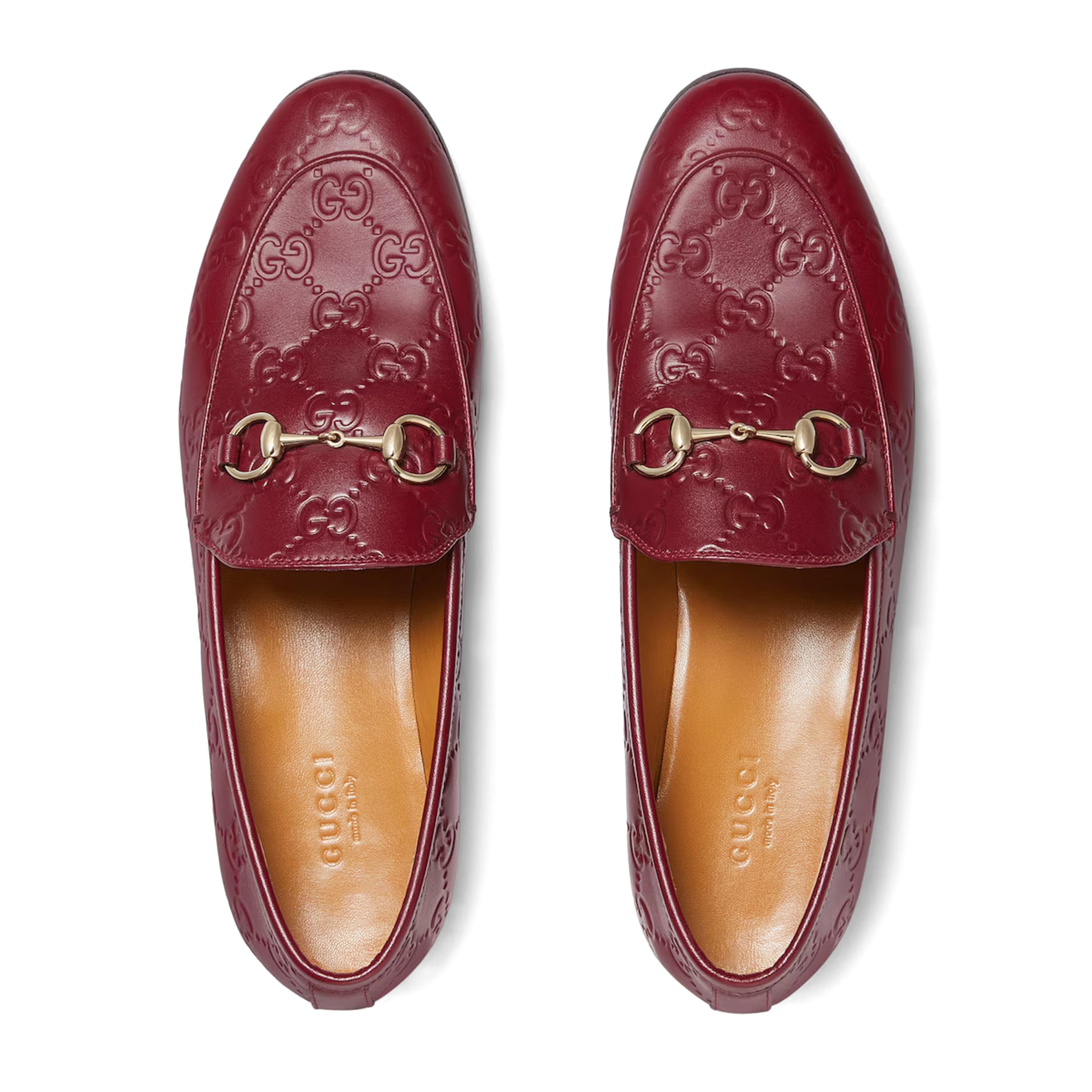 GUCCI Classic GG Leather Moccasins for Women