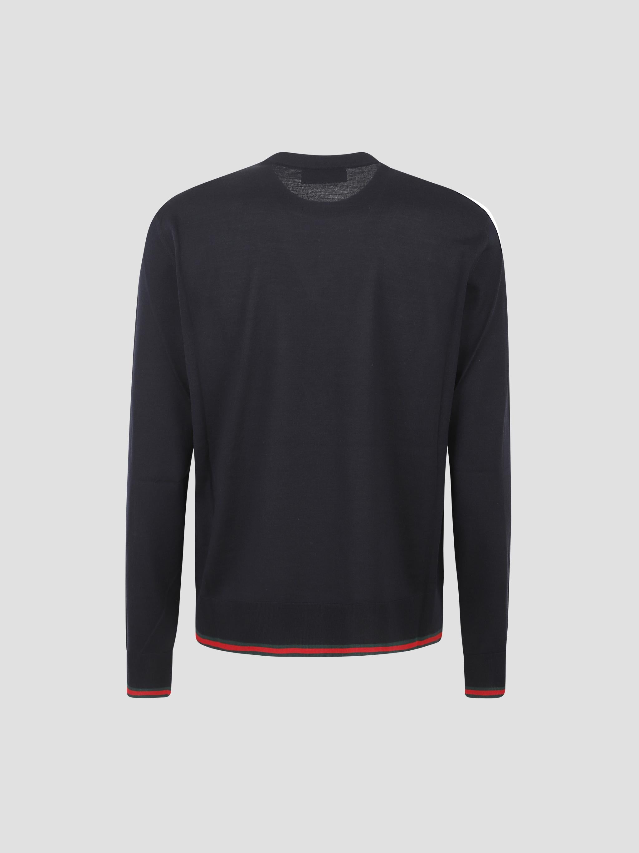 GUCCI Long-Sleeve Crew Neck Sweater