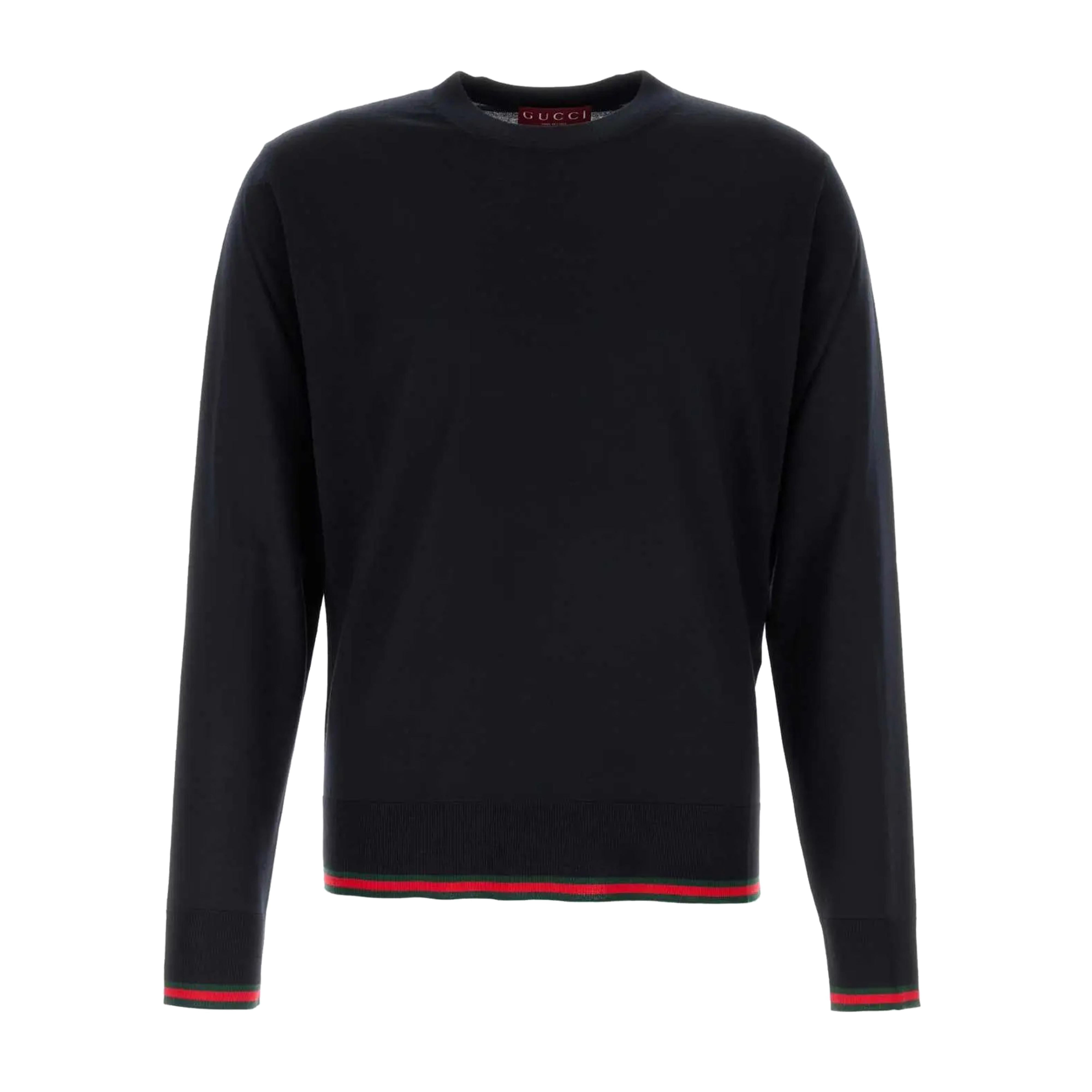 GUCCI Long Sleeve Crewneck Sweater for Men
