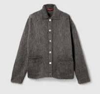 GUCCI Long-Sleeve Polo Neck Cardigan for Women