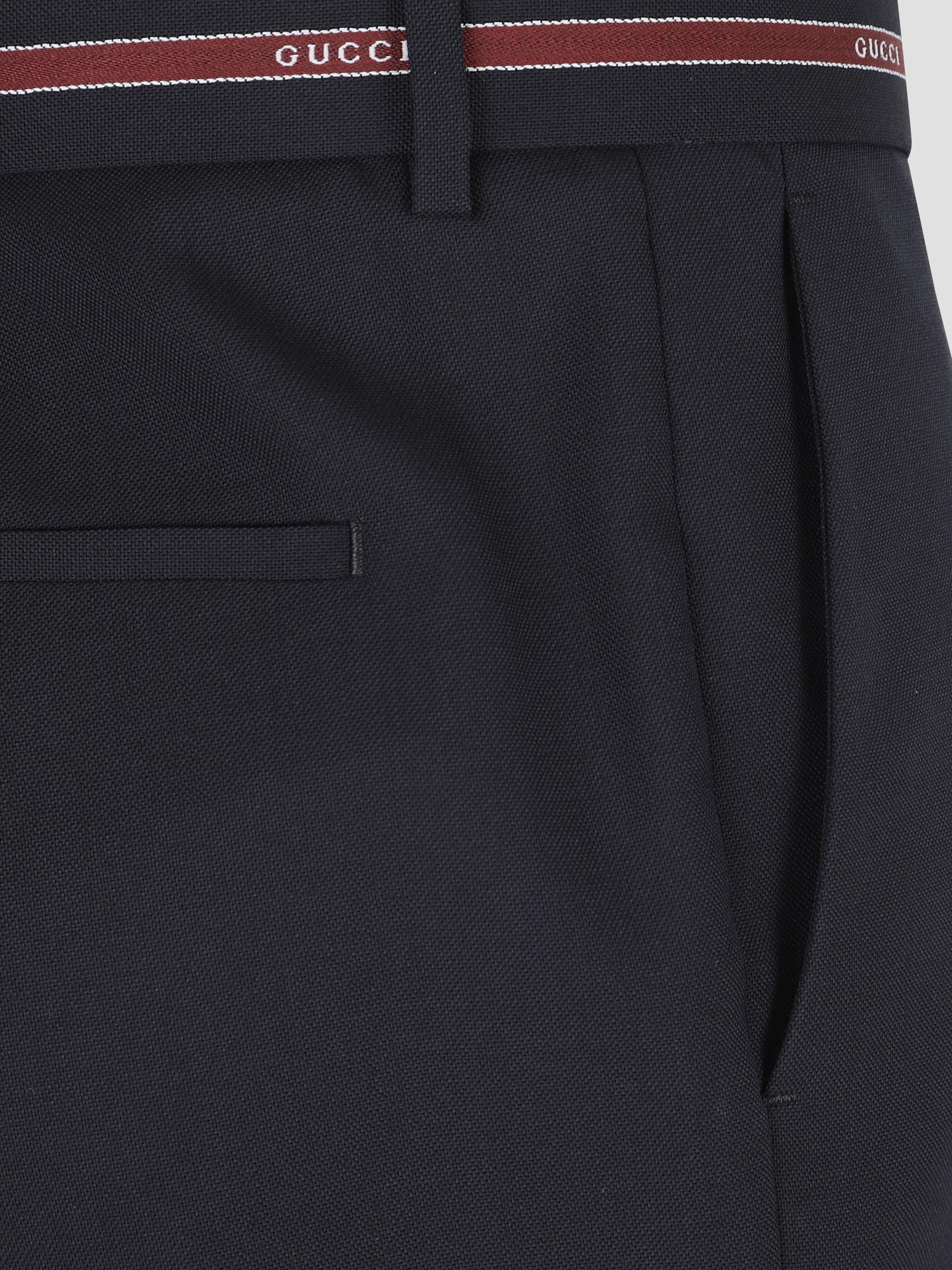 GUCCI Elevated Wool Trousers for Men - FW25