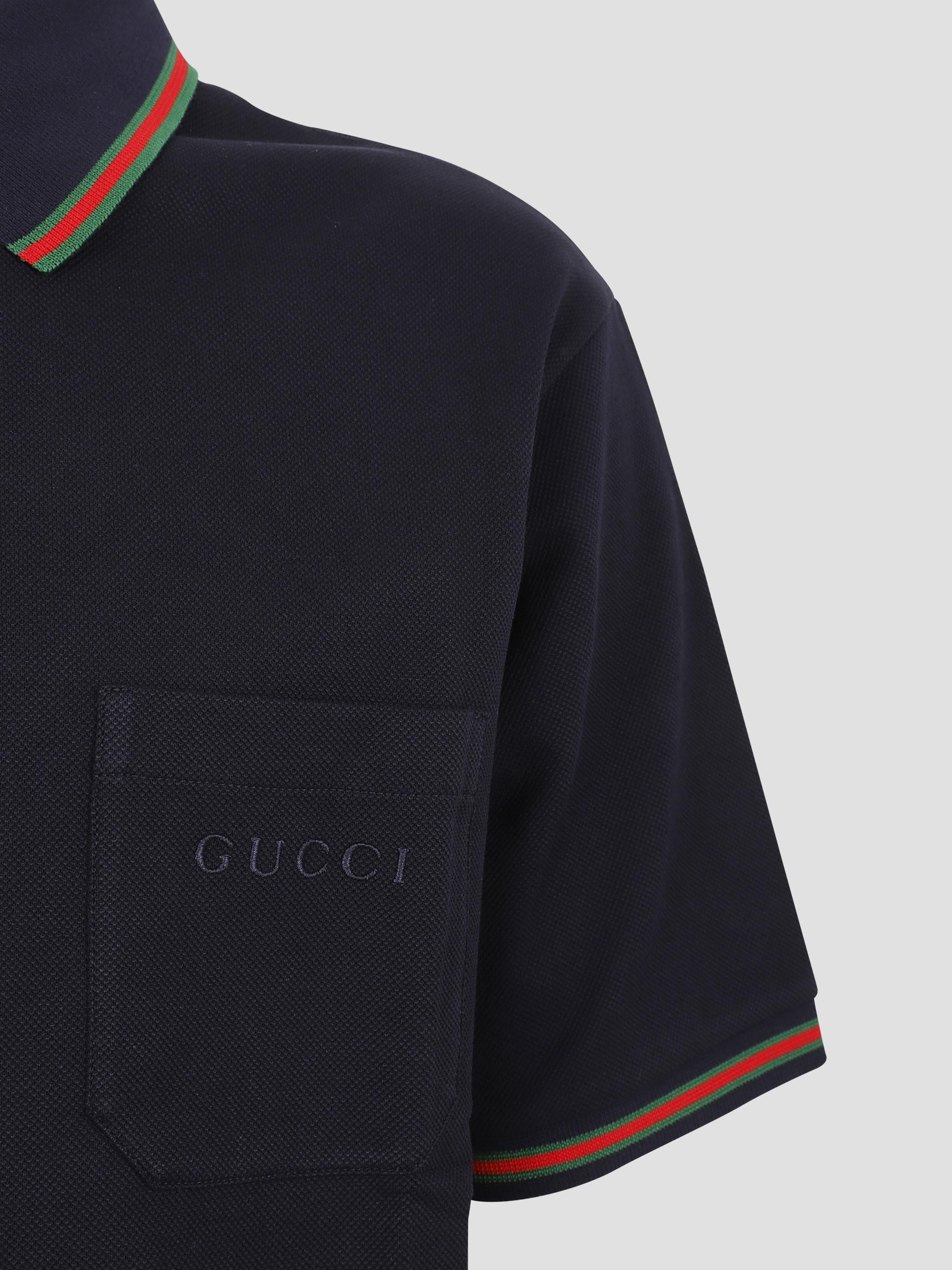 GUCCI Men's Short-Sleeve Polo