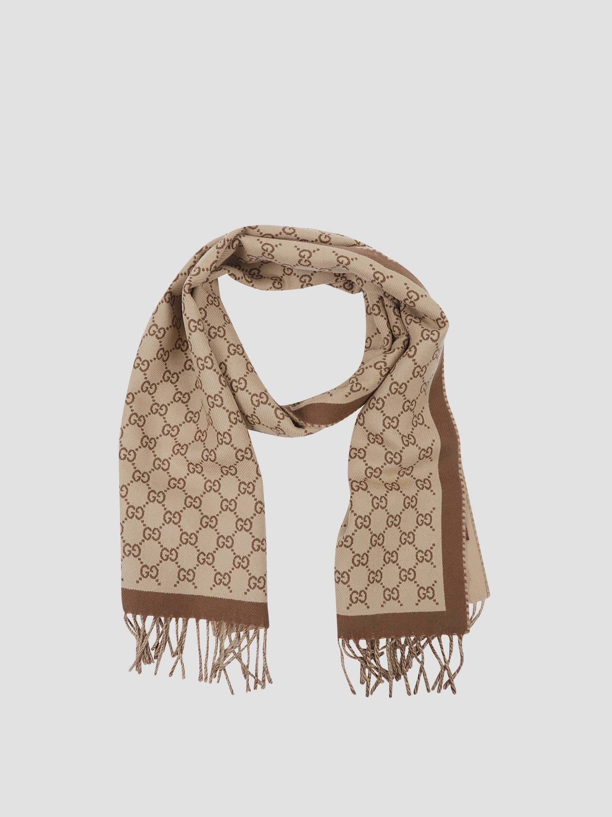 GUCCI Luxury Wool Scarf - New Moon