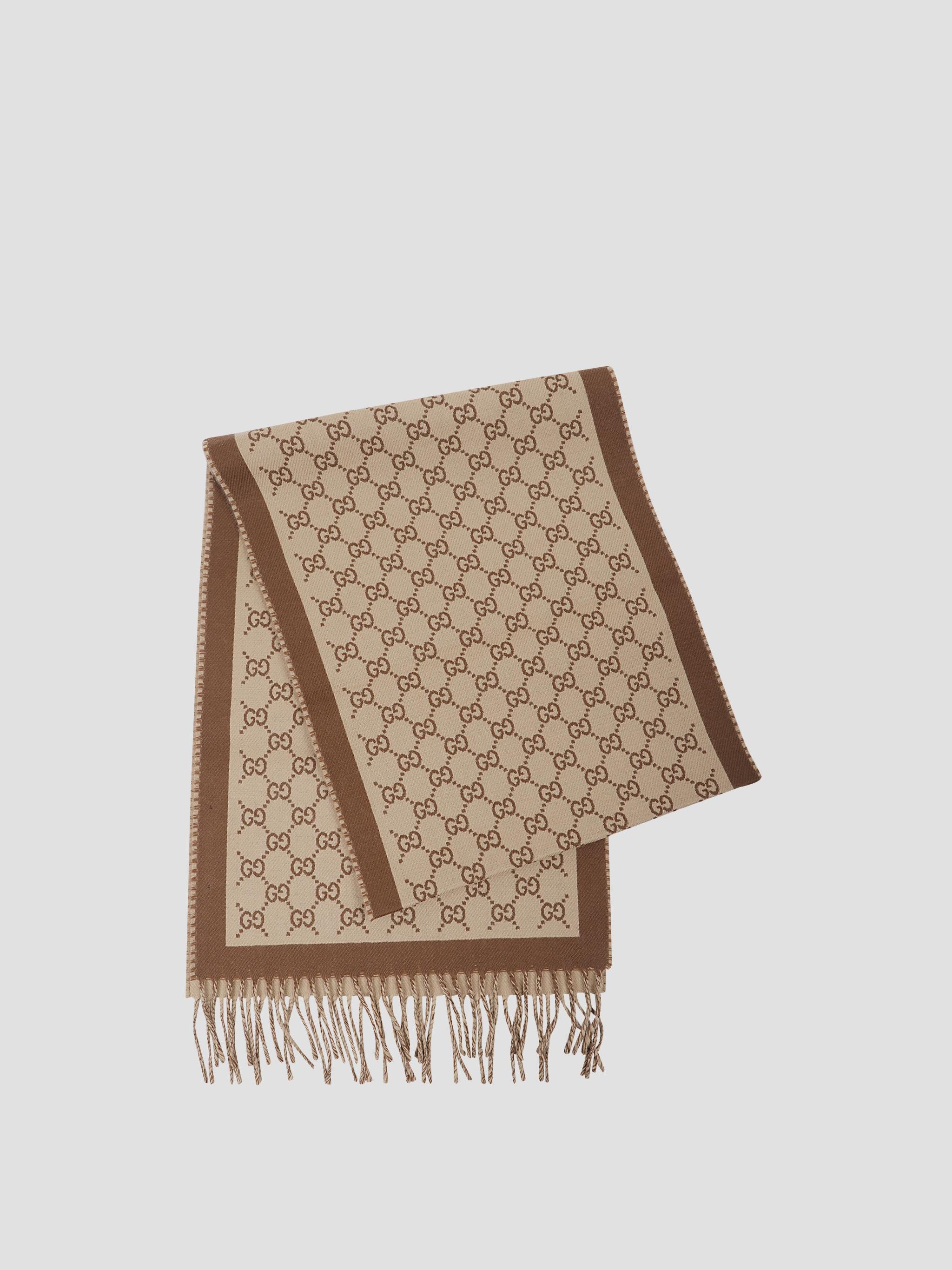 GUCCI Luxury Wool Scarf - New Moon