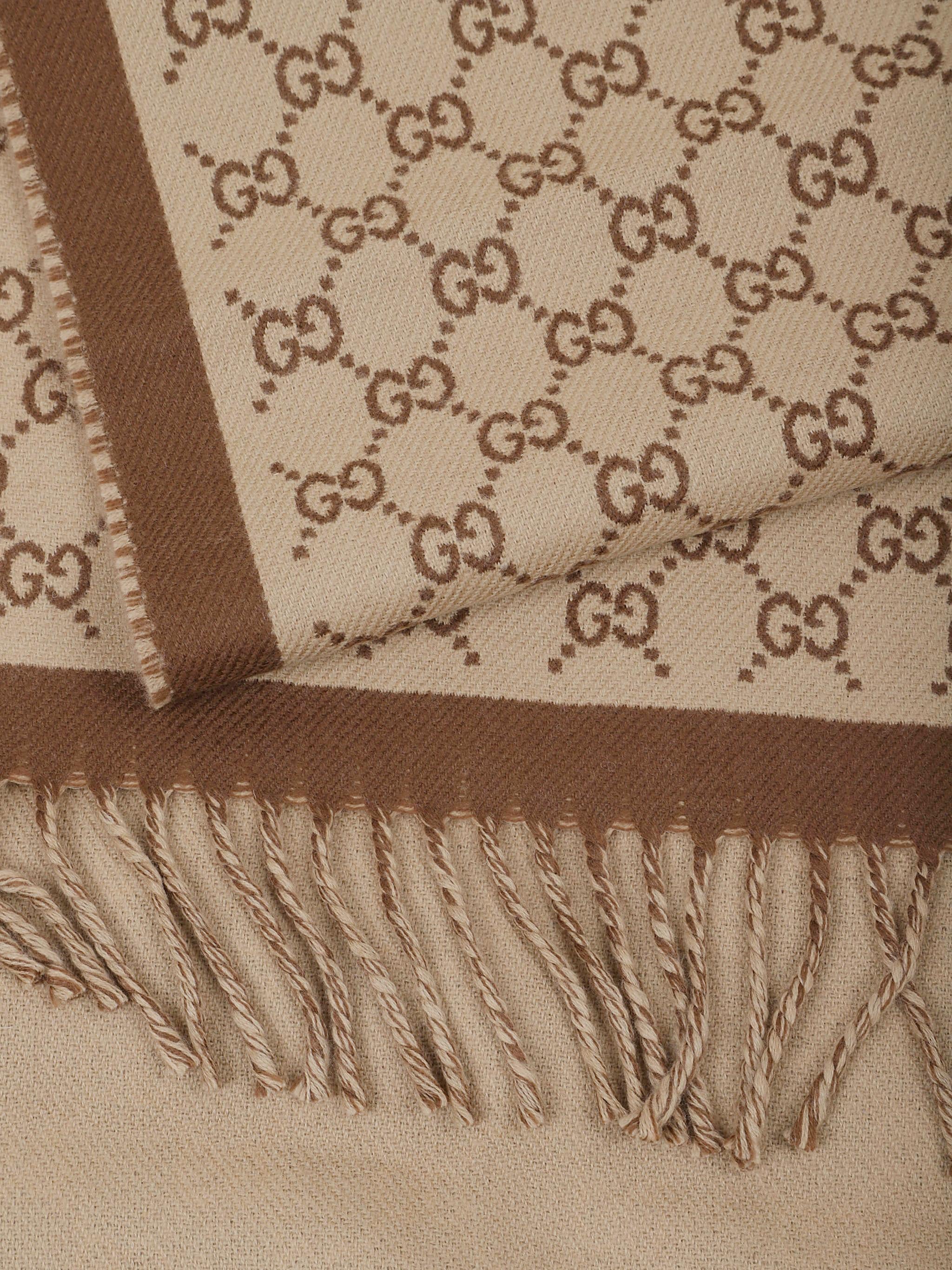 GUCCI Luxury Wool Scarf - New Moon