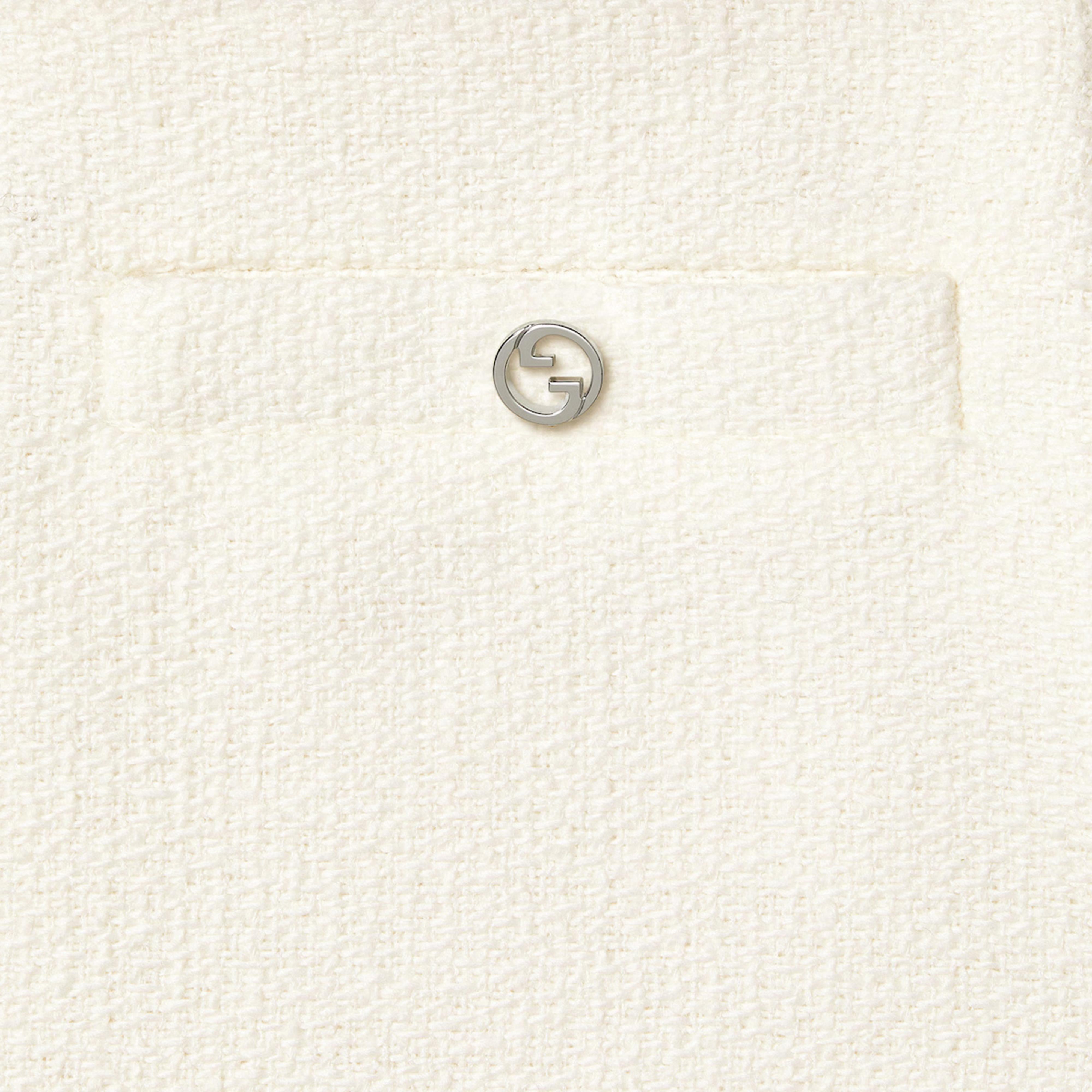 GUCCI Wool Boucle Loop Skirt - Mini Length for Women