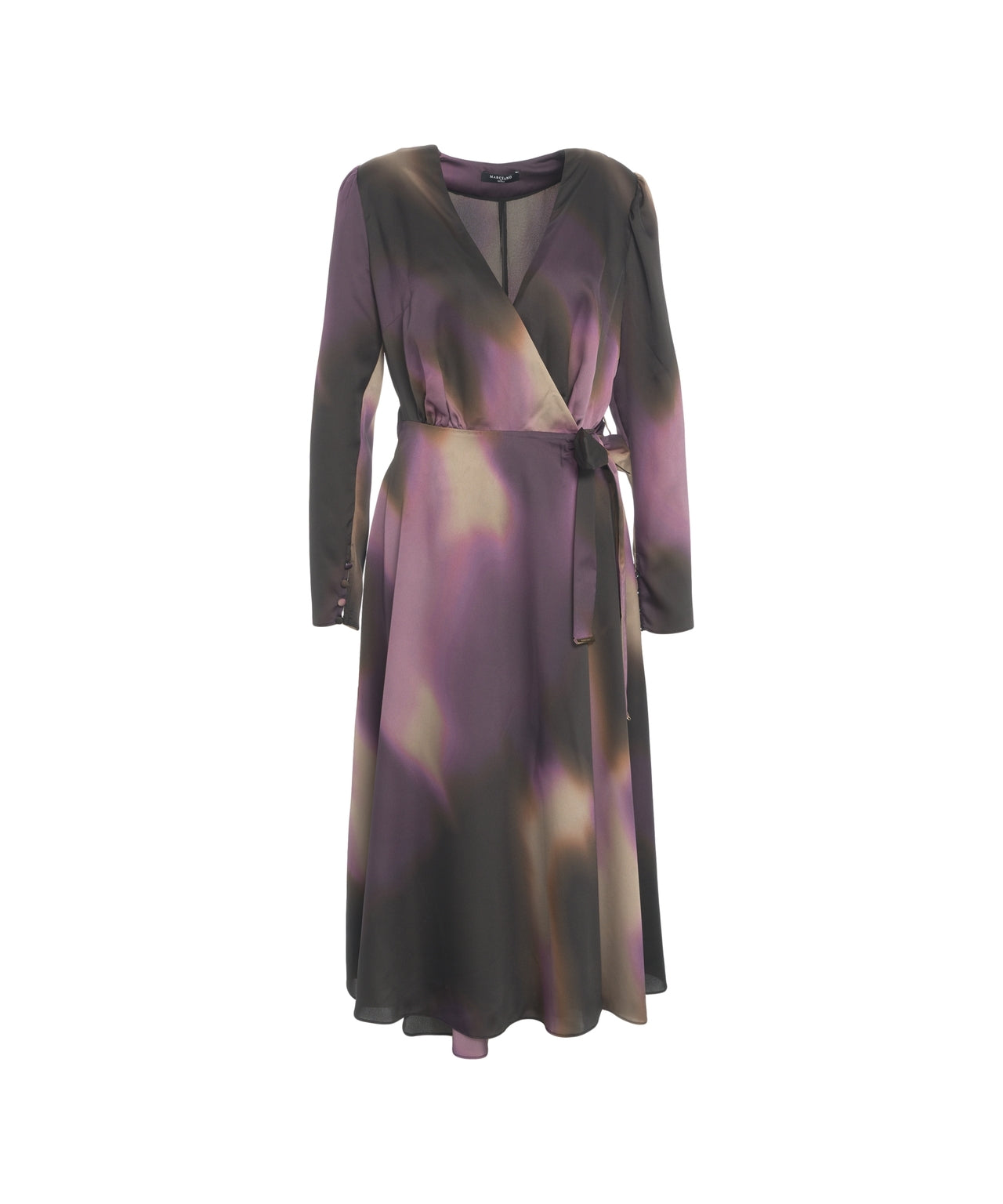 GUESS BY MARCIANO Midi Wrap Dress with V-Neck for Women