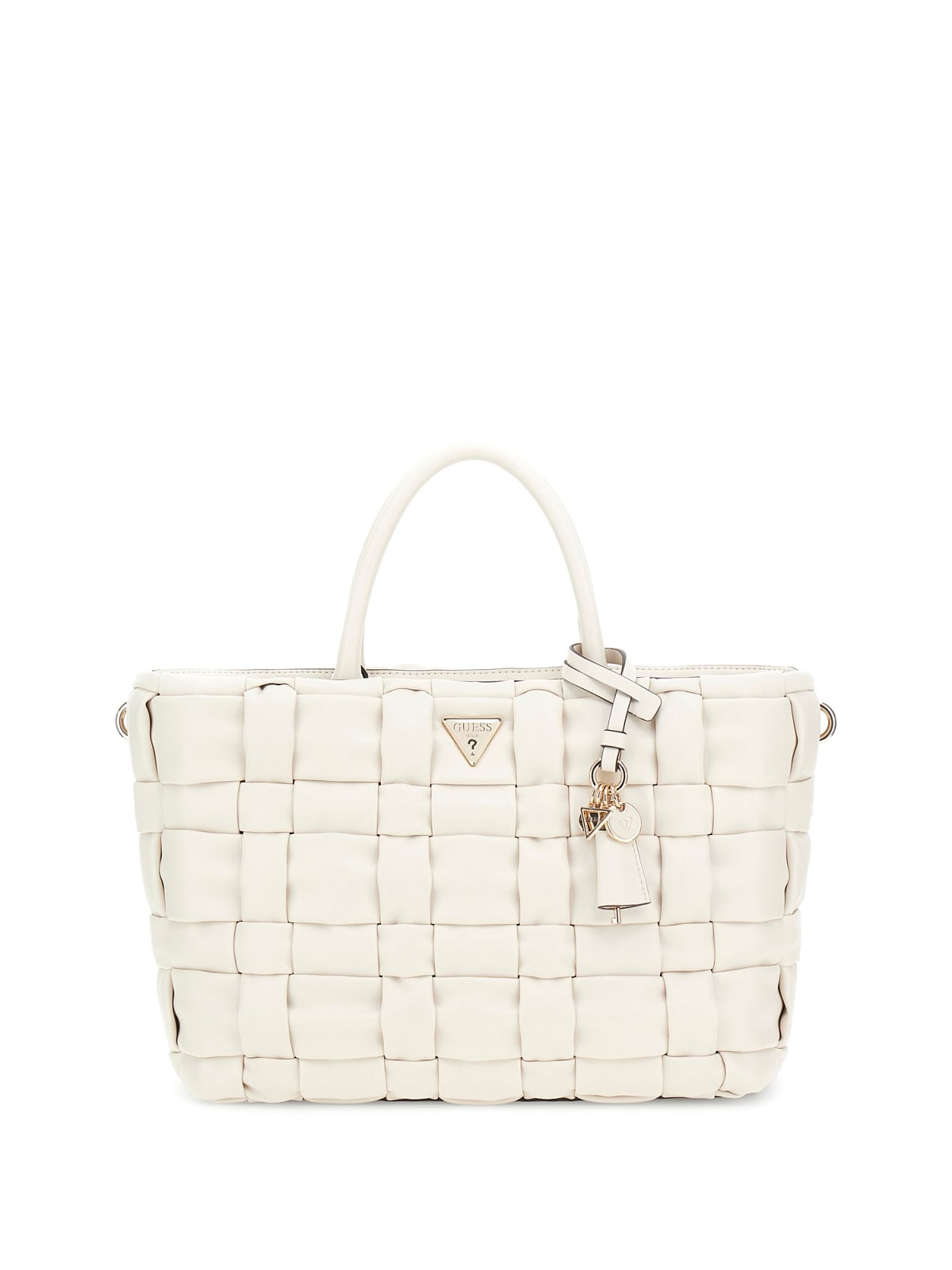 GUESS Elegant Handbag with Woven Exterior - 23x36x11 cm