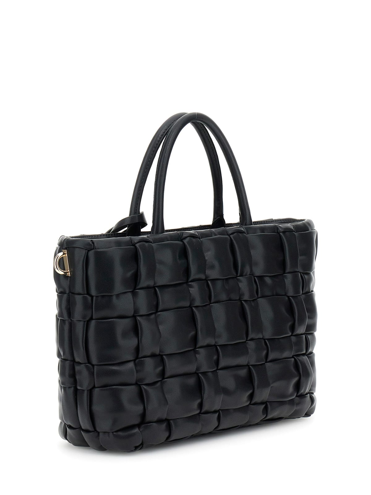 GUESS Chic Handbag with Woven Faux Leather Exterior