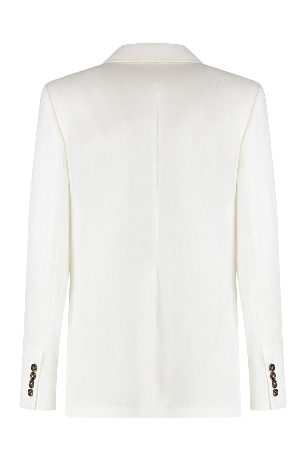 MAX MARA Linen Jacket with Padded Shoulders