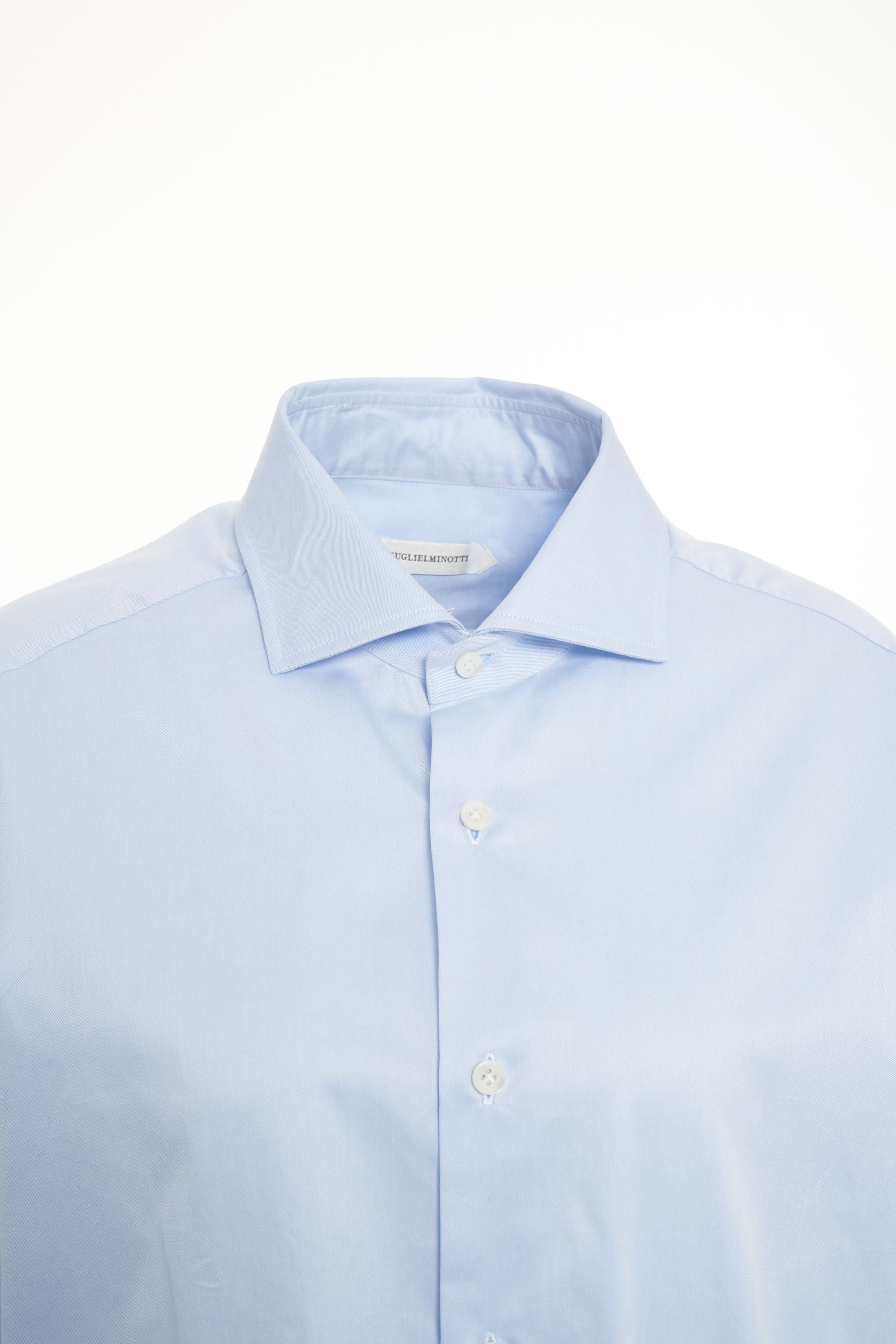 GUGLIEMINOTTI Classic Cotton Shirt with Refined Kent Collar - Fall Winter 2025