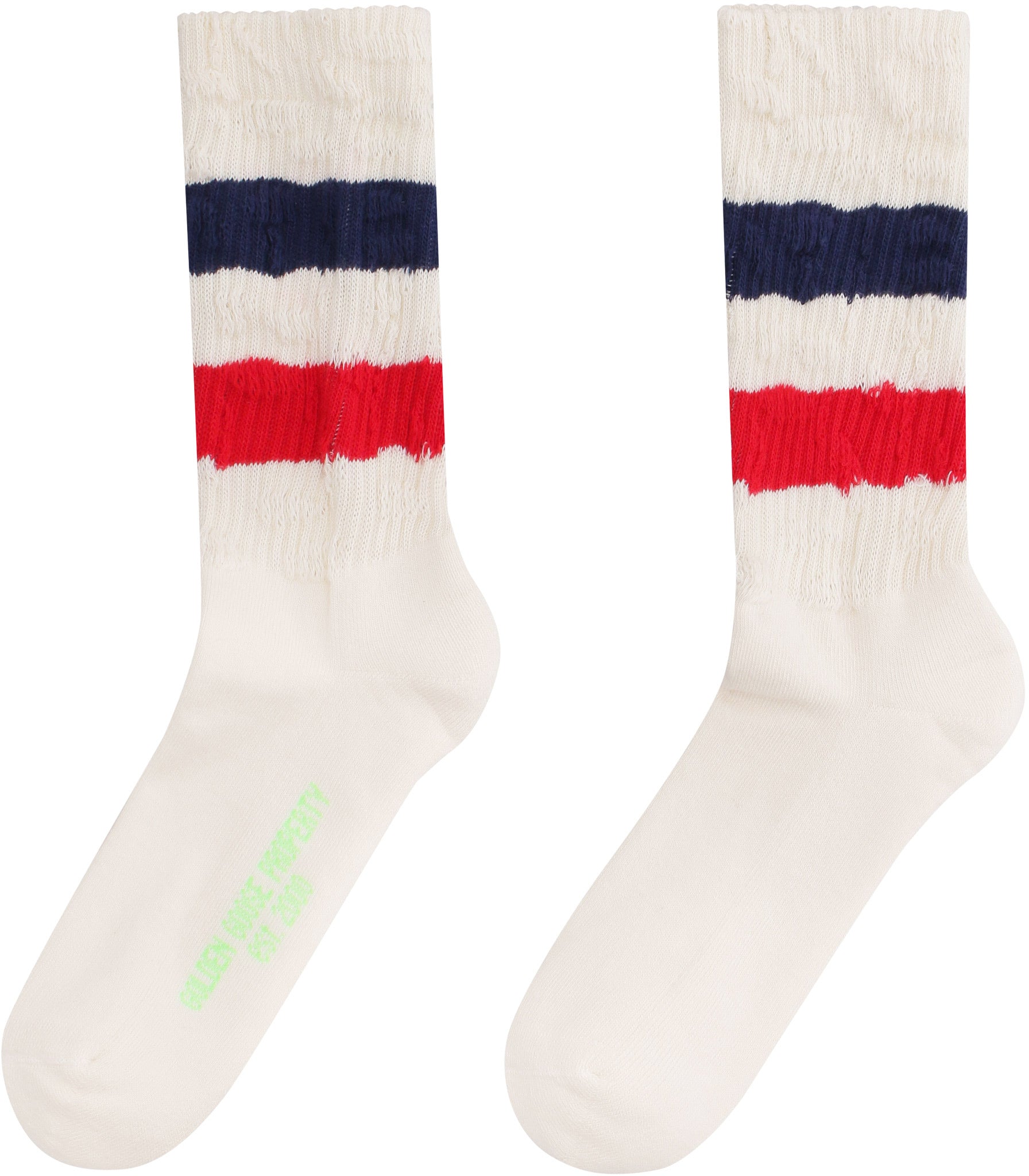 GOLDEN GOOSE High Rib Stripe Socks for Men - SS25 Collection