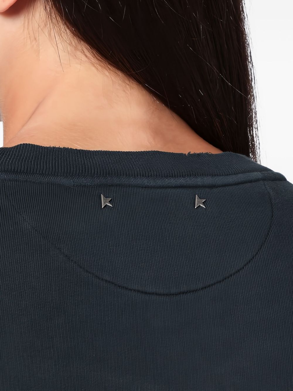 GOLDEN GOOSE Crewneck Sweatshirt with Star Details for Women