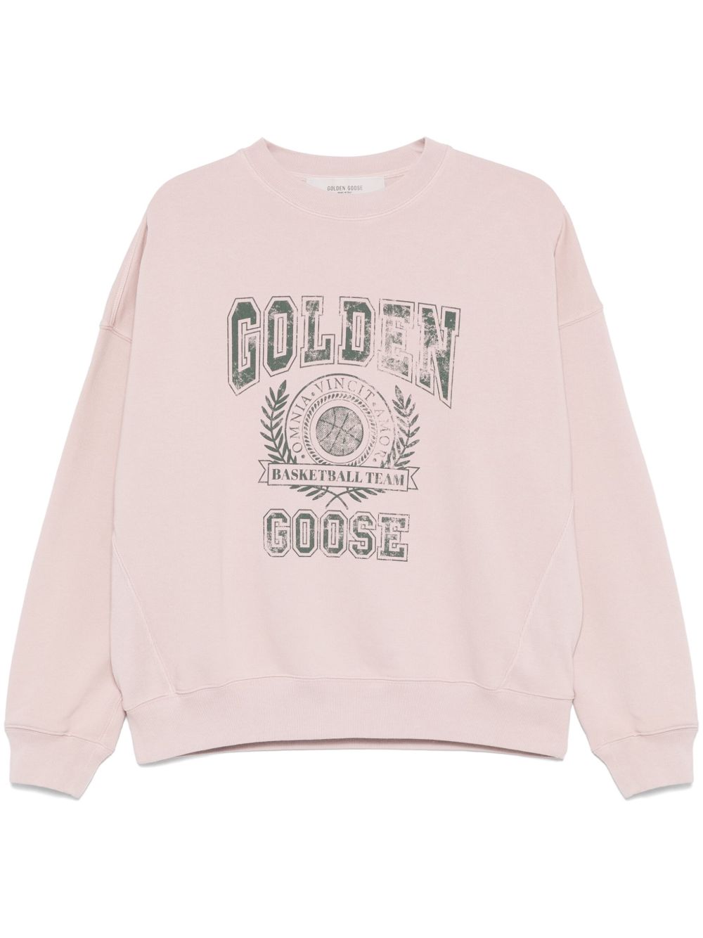 GOLDEN GOOSE Unisex Crew Neck Organic Cotton Sweatshirt - Standard Men's Sizing