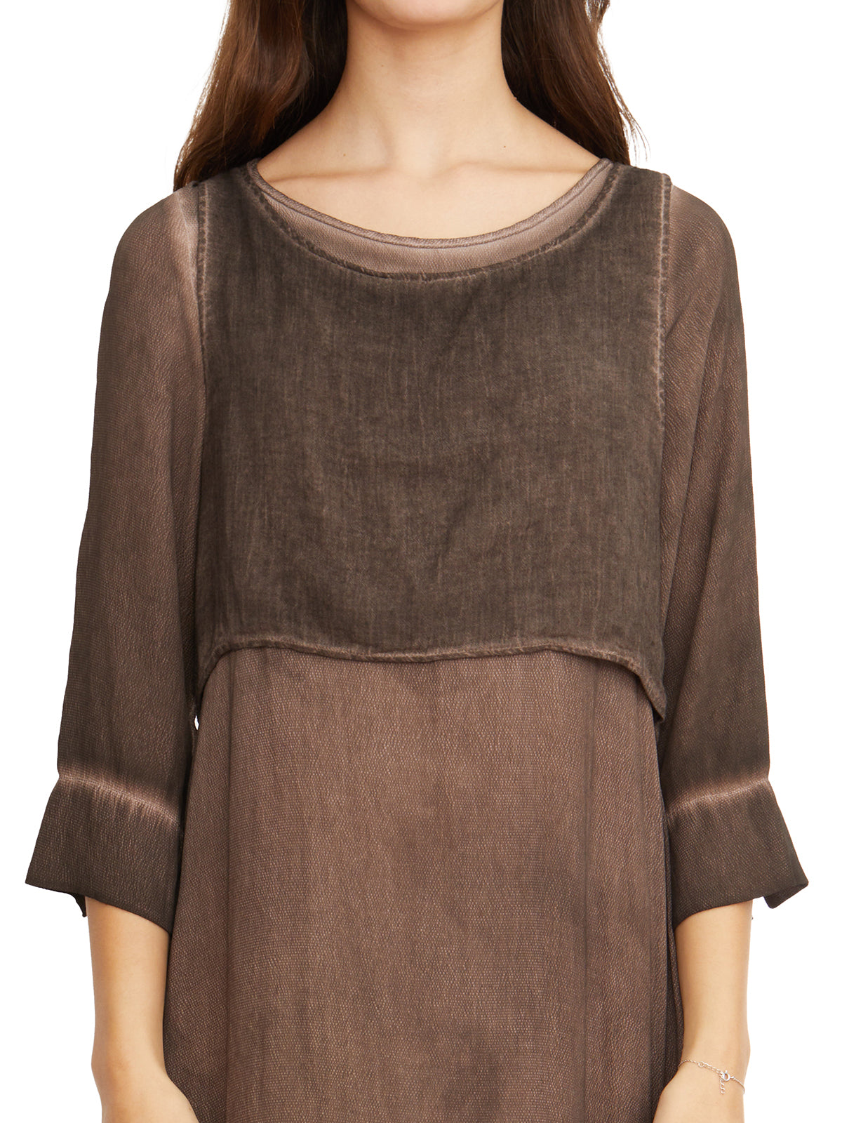 UN-NAMABLE Chic 3/4 Sleeve Cotton Suit