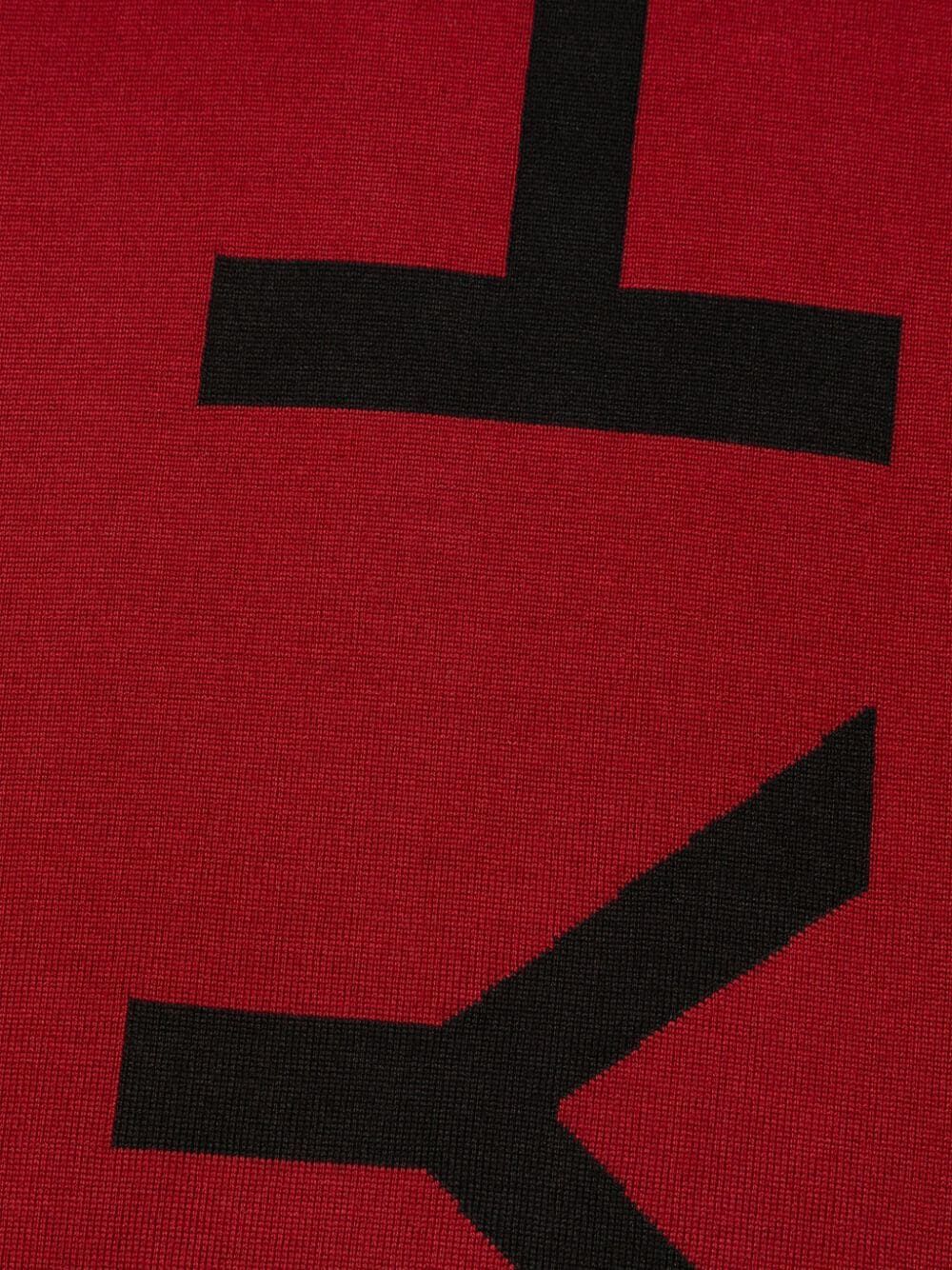 GIVENCHY Jacquard Wool Scarf for Men