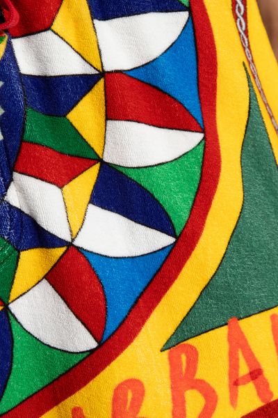 DOLCE & GABBANA Printed Cotton Shorts for Men