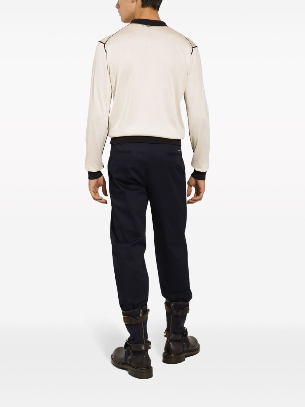 DOLCE & GABBANA Logo Label Skinny Pants for Men